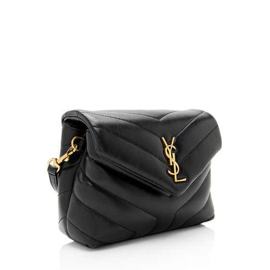 Saint Laurent Matelasse Calfskin Monogram LouLou Toy Crossbody Bag 8TLGZ0