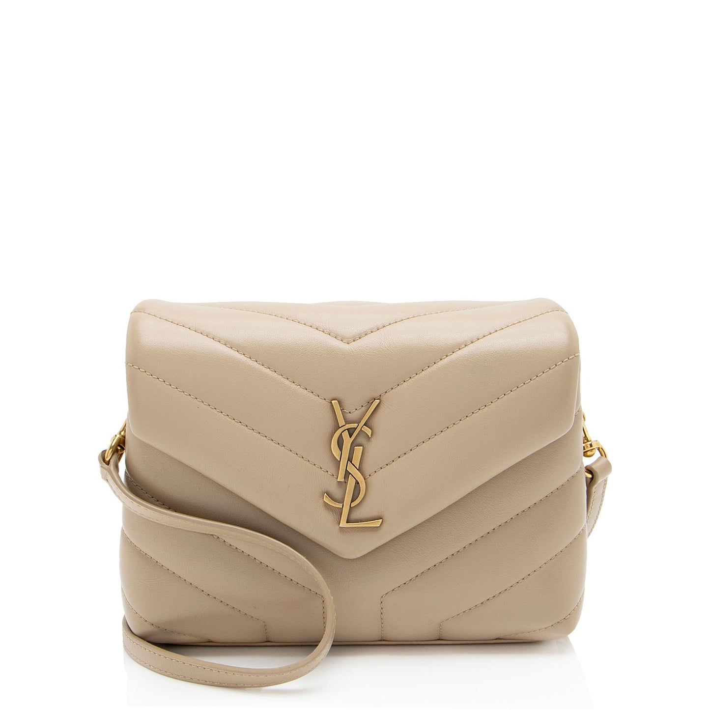 Saint Laurent Matelasse Calfskin Monogram LouLou Toy Crossbody I8aWGS