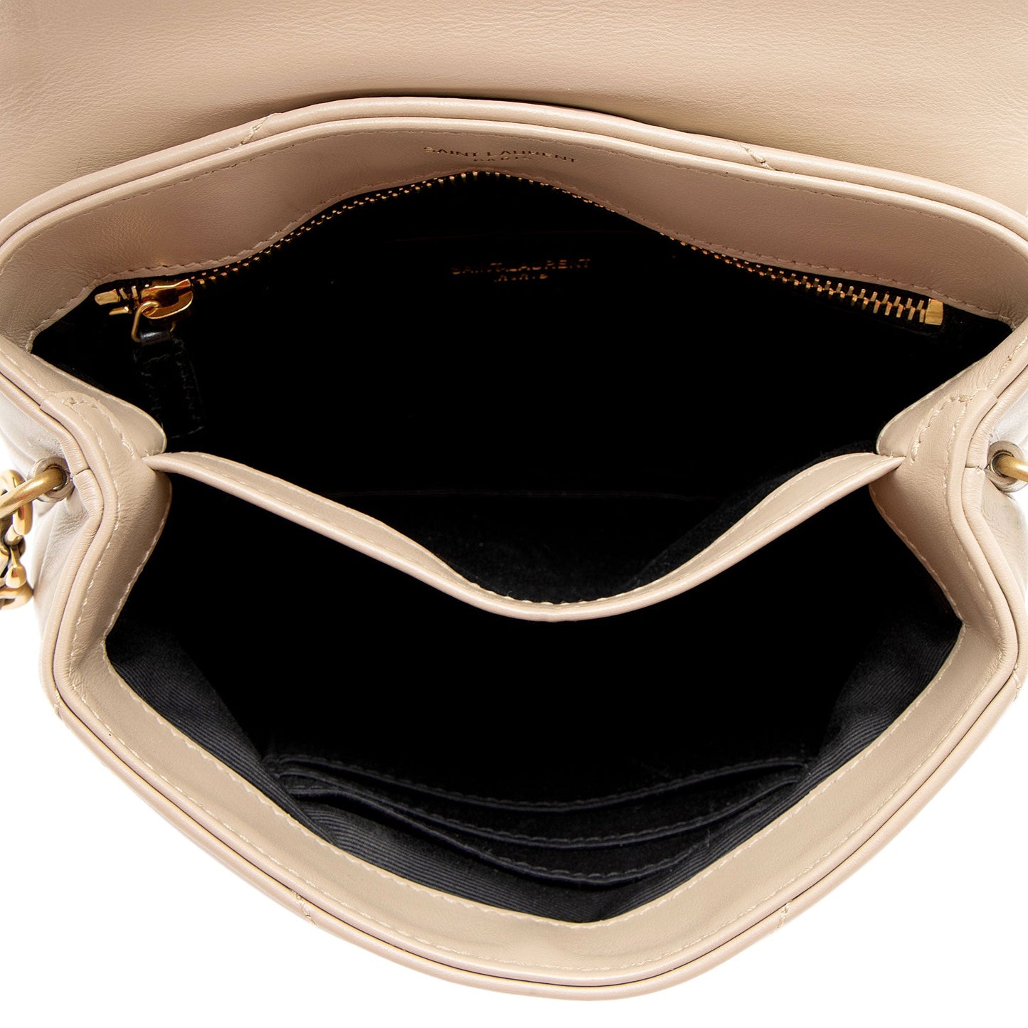 Saint Laurent Matelasse Calfskin Monogram LouLou Toy Crossbody I8aWGS