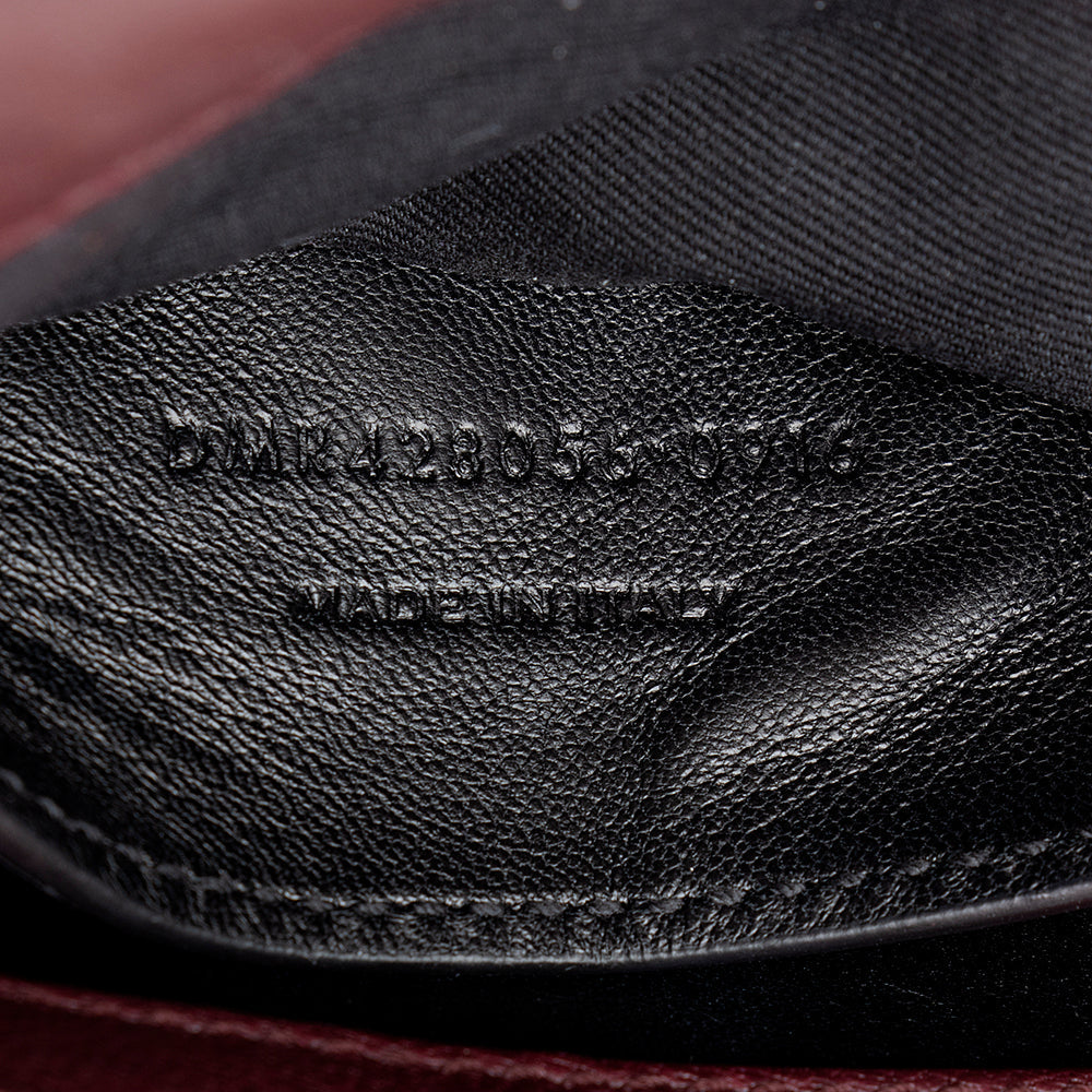 Saint Laurent Matelasse Calfskin Monogram College Medium Shoulder Bag 18292