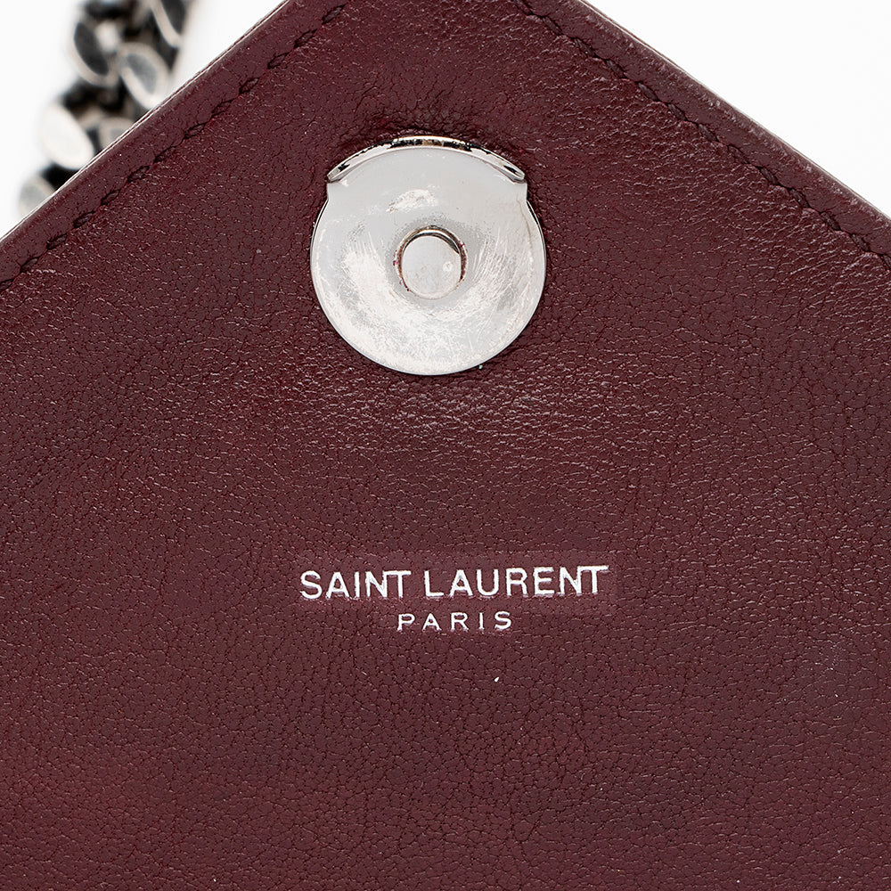 Saint Laurent Matelasse Calfskin Monogram College Medium Shoulder Bag 18292