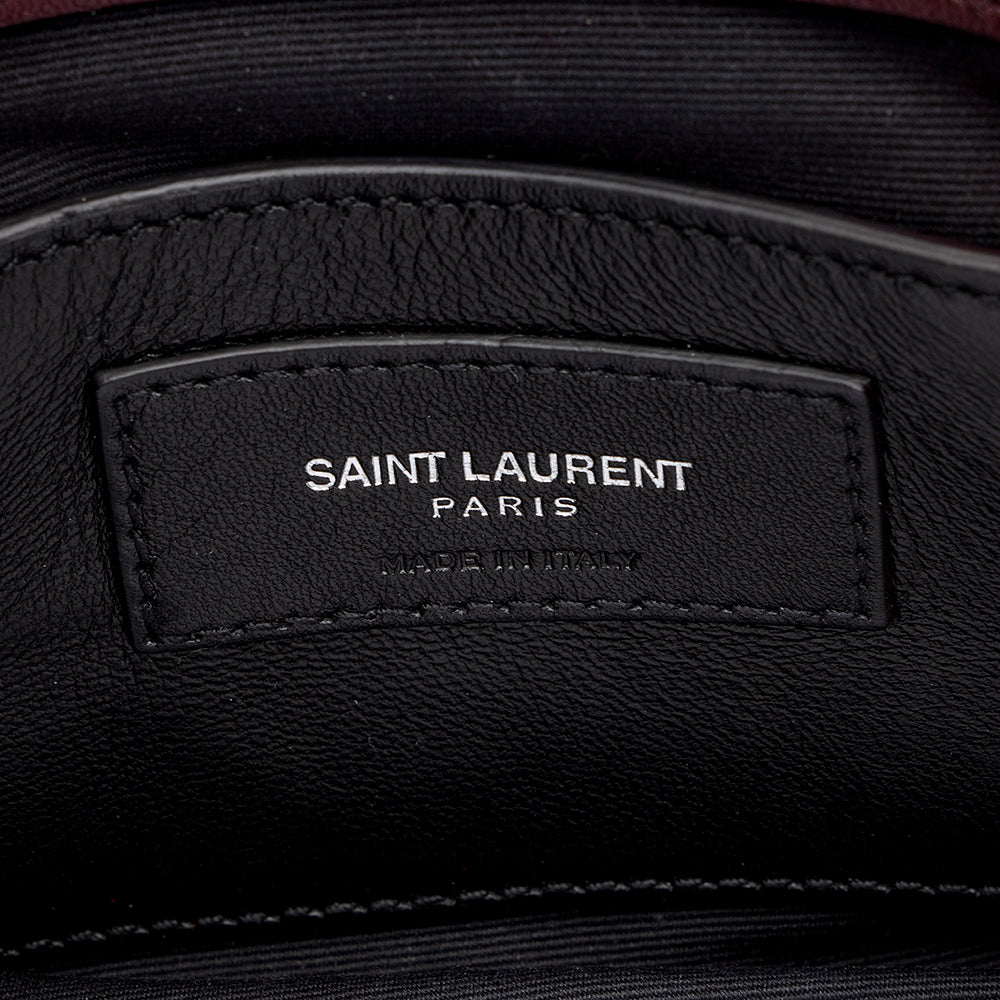 Saint Laurent Matelasse Calfskin Monogram College Medium Shoulder Bag 18292