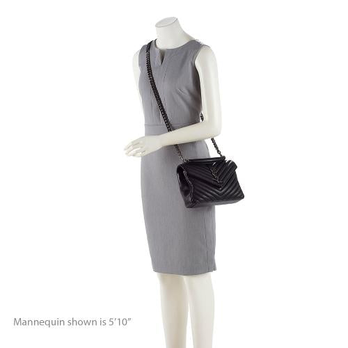 Saint Laurent Matelasse Calfskin Monogram Medium College Top Handle Bag 18909
