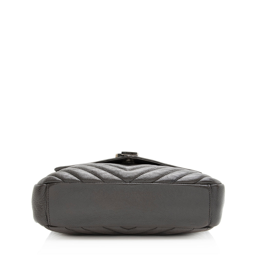 Saint Laurent Matelasse Calfskin Monogram Medium College Top Handle Bag 20220
