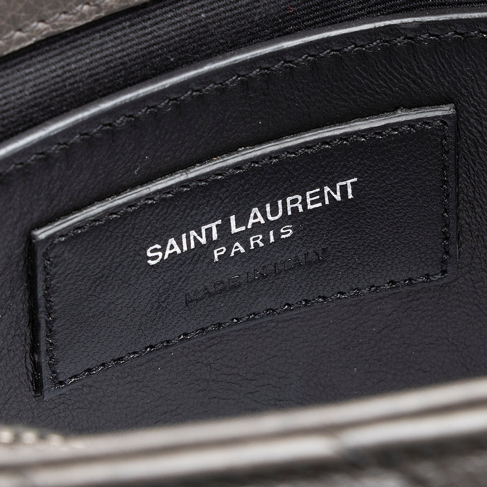 Saint Laurent Matelasse Calfskin Monogram Medium College Top Handle Bag 20220