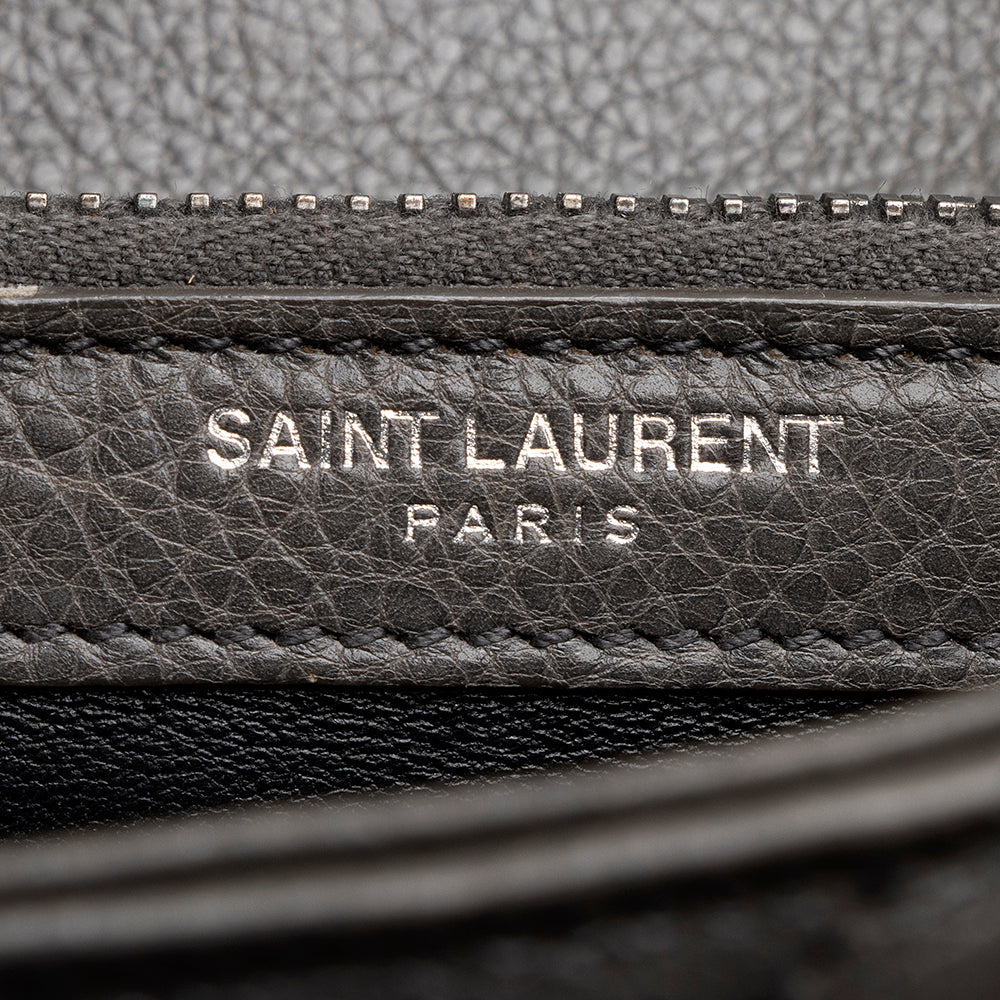 Saint Laurent Matelasse Calfskin Monogram Medium College Top Handle Bag 20220