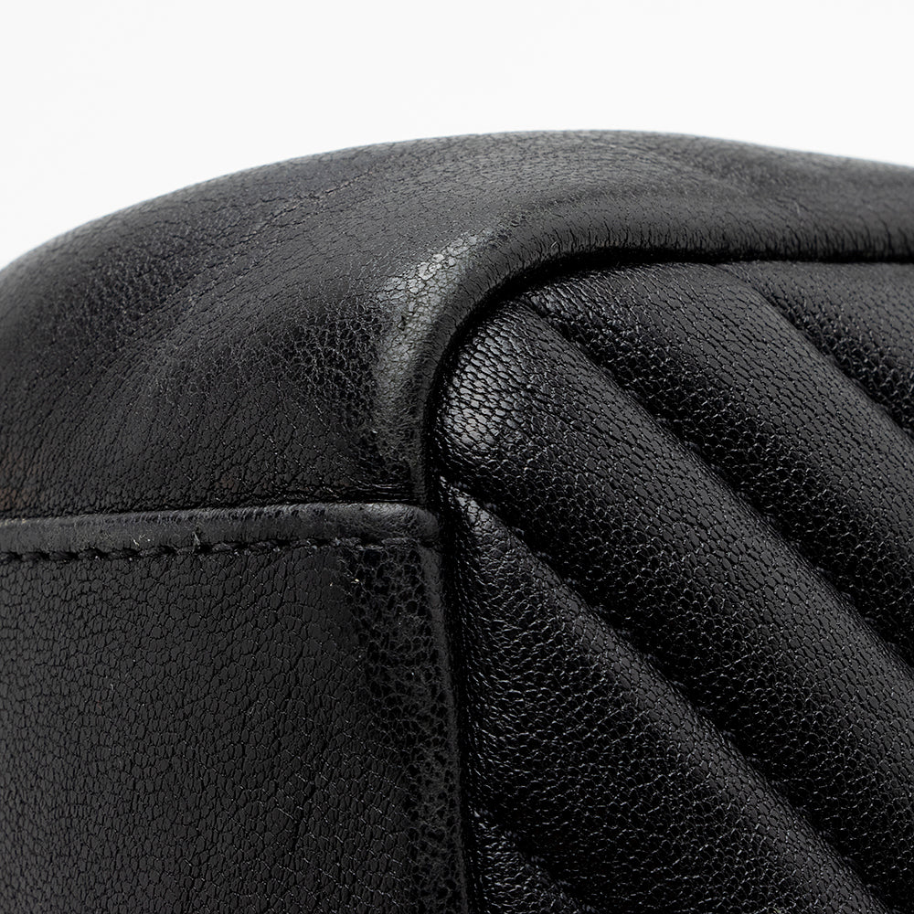 Saint Laurent Matelasse Calfskin Monogram Medium College Top Handle Bag 21595