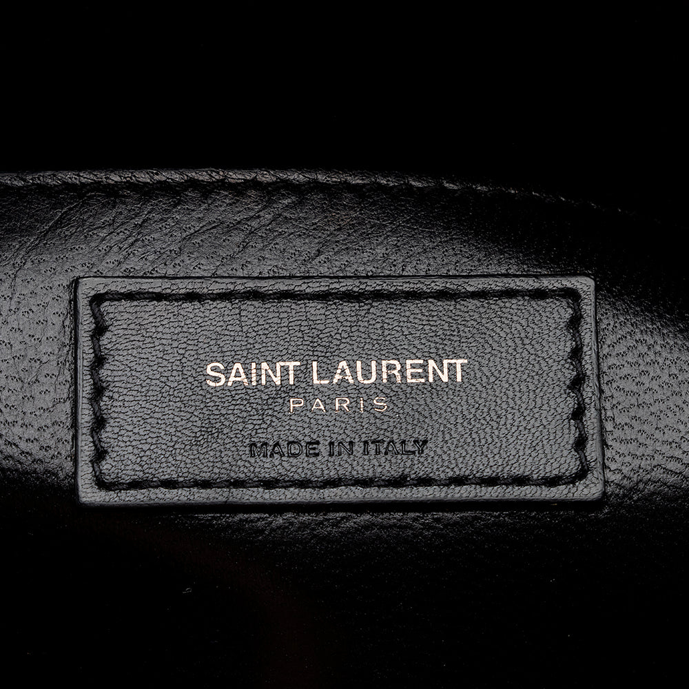 Saint Laurent Matelasse Calfskin Monogram Medium College Top Handle Bag 21595