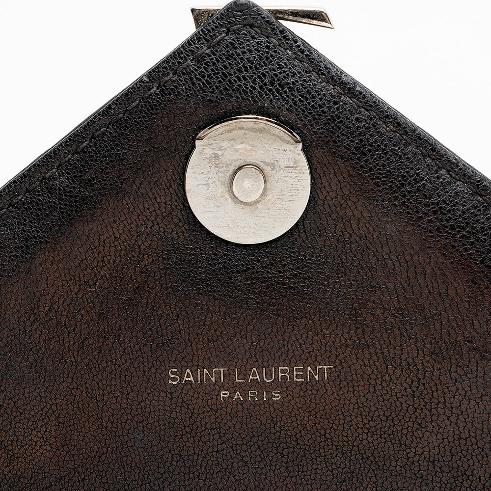Saint Laurent Matelasse Calfskin Monogram Medium College Top Handle Bag 21595