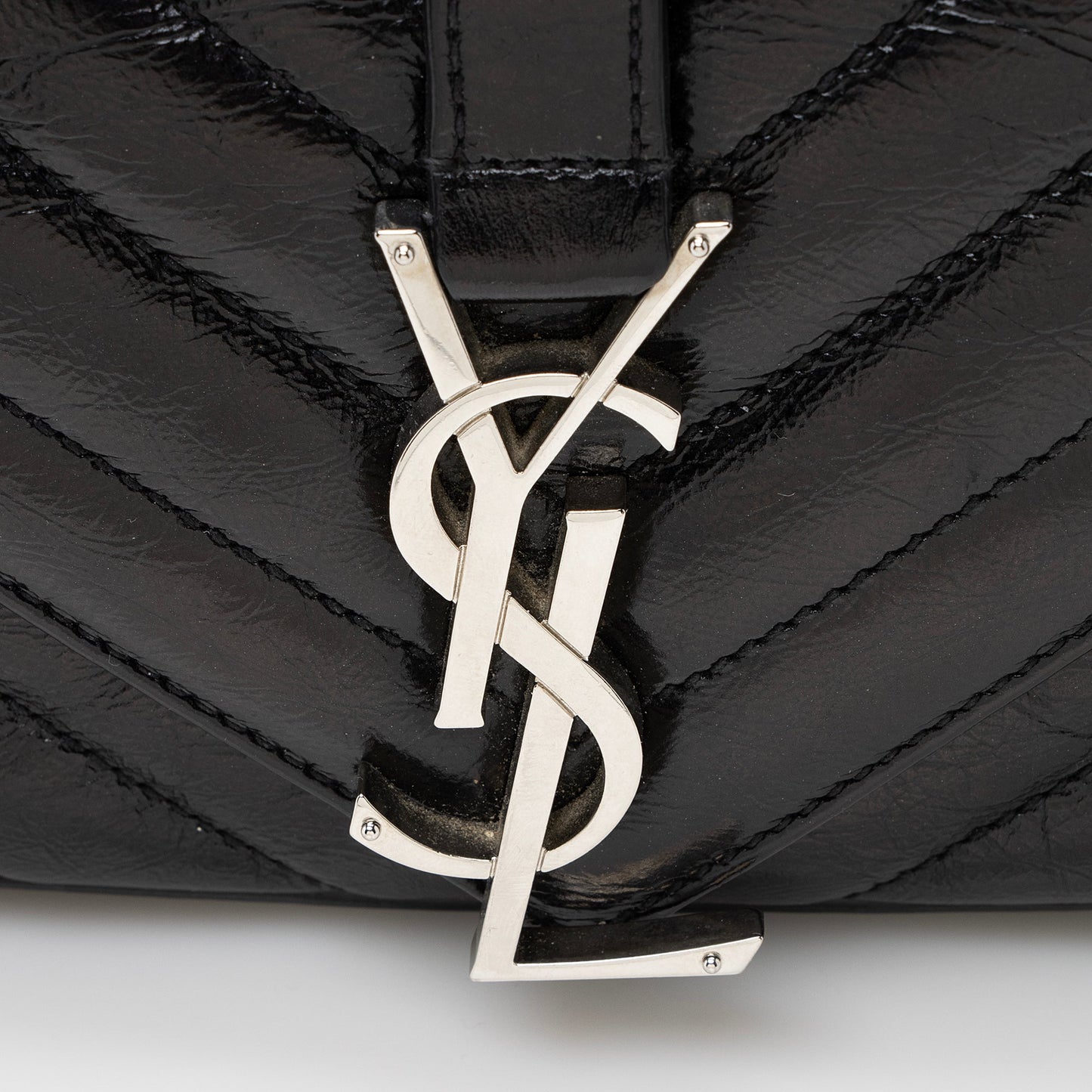Saint Laurent Matelasse Calfskin Monogram Punk Chain Baby Crossbody Bag 22834