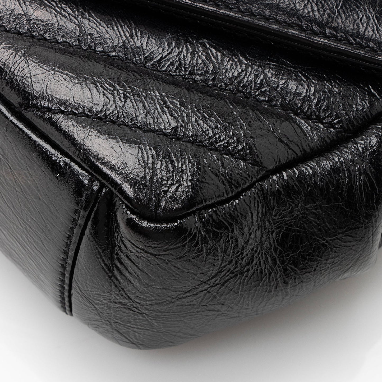 Saint Laurent Matelasse Calfskin Monogram Punk Chain Baby Crossbody Bag 22834