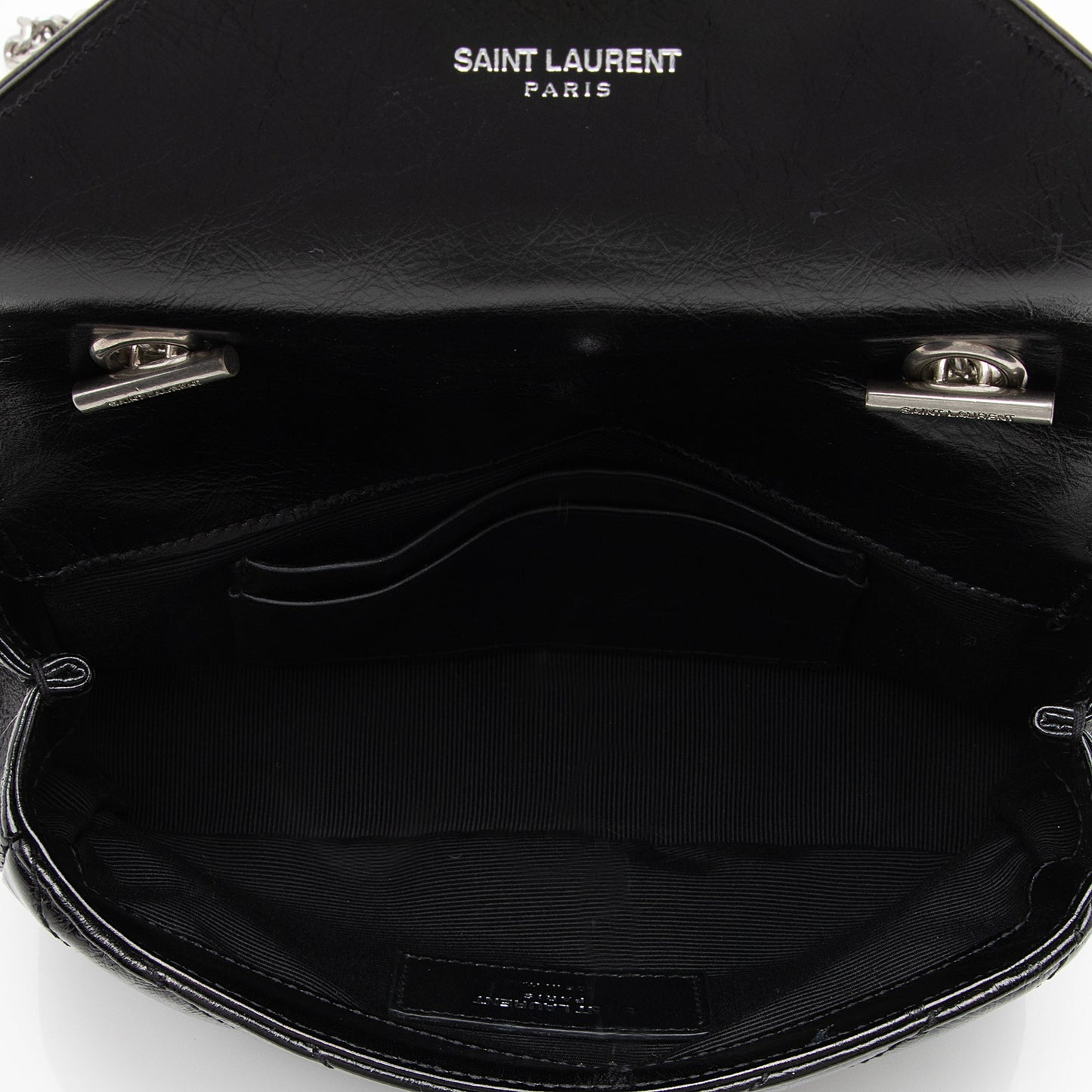 Saint Laurent Matelasse Calfskin Monogram Punk Chain Baby Crossbody Bag 22834