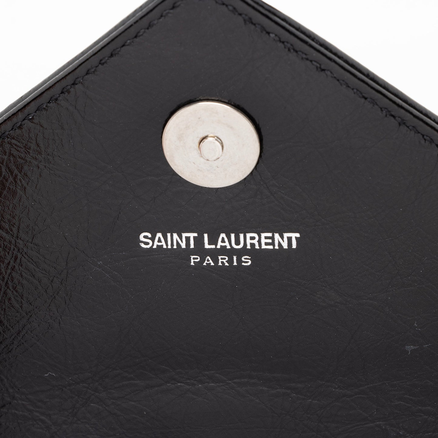 Saint Laurent Matelasse Calfskin Monogram Punk Chain Baby Crossbody Bag 22834