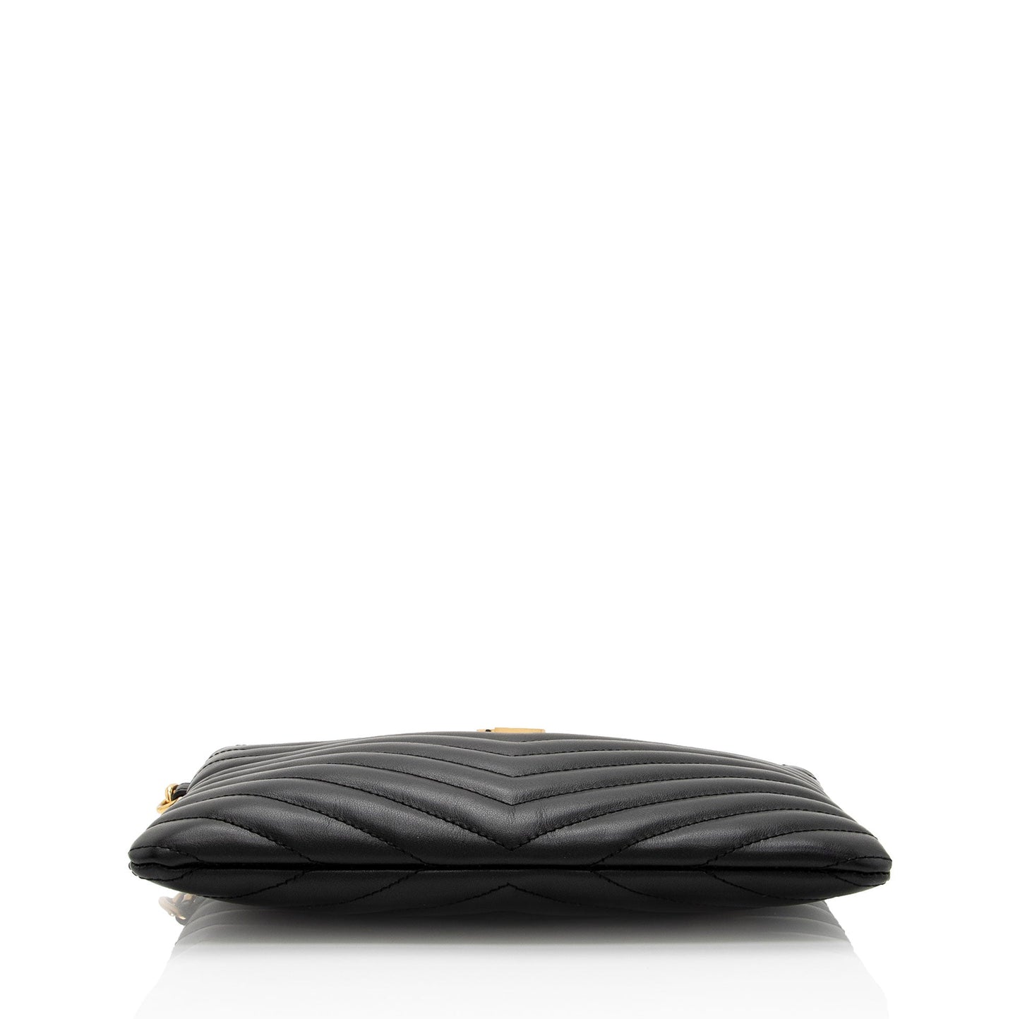 Saint Laurent Matelasse Calfskin Monogram Small Wristlet I0dYH7
