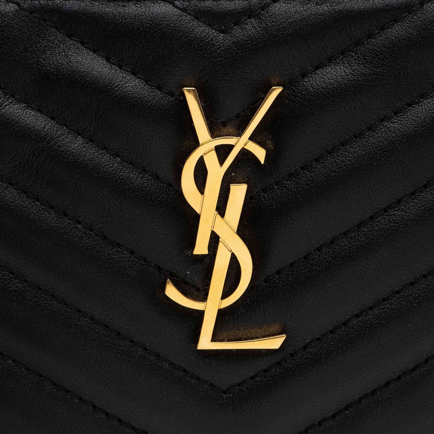 Saint Laurent Matelasse Calfskin Monogram Small Wristlet I0dYH7