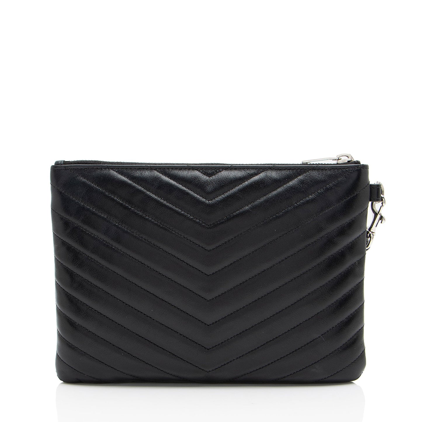 Saint Laurent Matelasse Calfskin Monogram Small Wristlet 6zoV5w