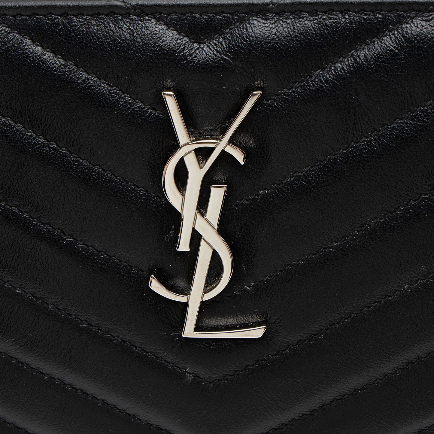 Saint Laurent Matelasse Calfskin Monogram Small Wristlet 6zoV5w