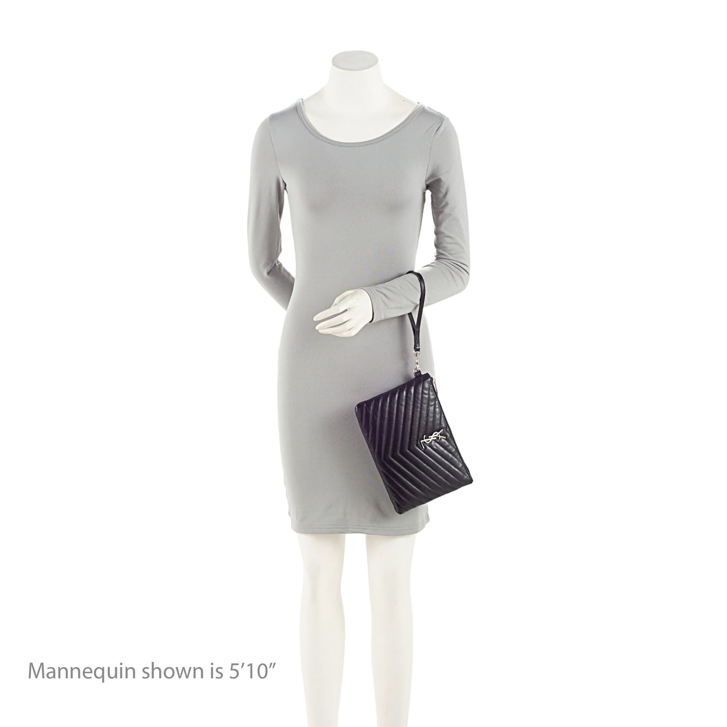 Saint Laurent Matelasse Calfskin Monogram Small Wristlet 6zoV5w