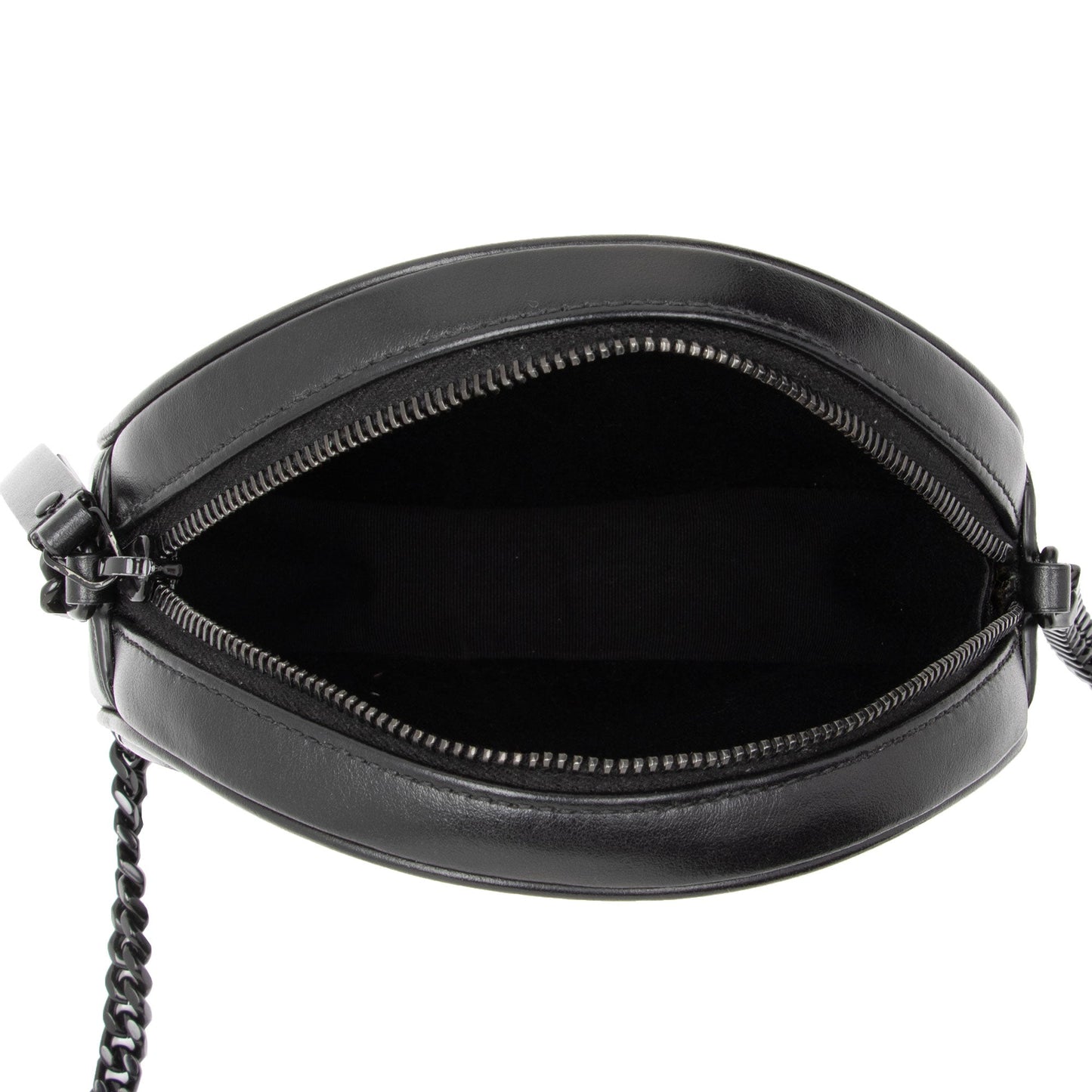 Saint Laurent Matelasse Calfskin Monogram Vinyle Round Camera Bag TICycU