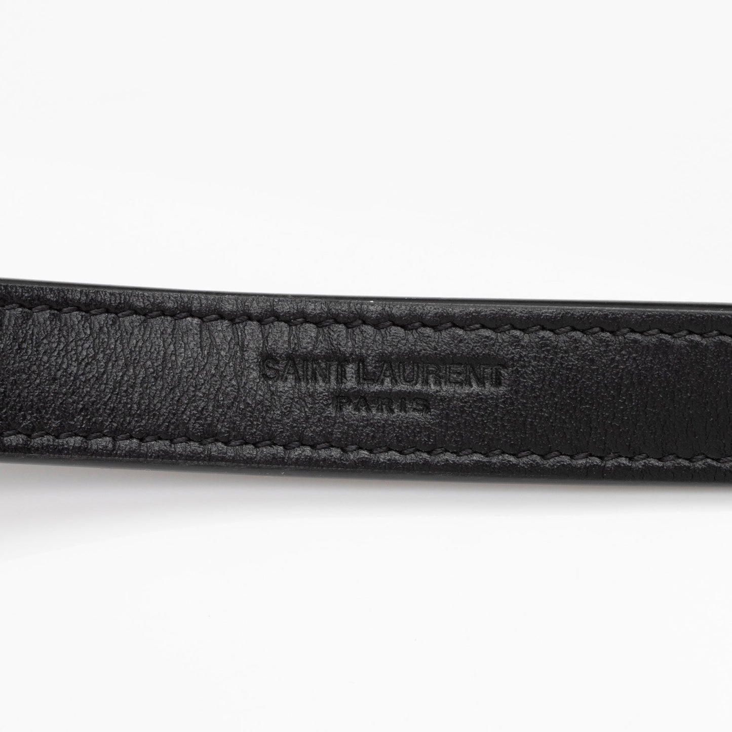 Saint Laurent Matelasse Calfskin Monogram Vinyle Round Camera Bag TICycU