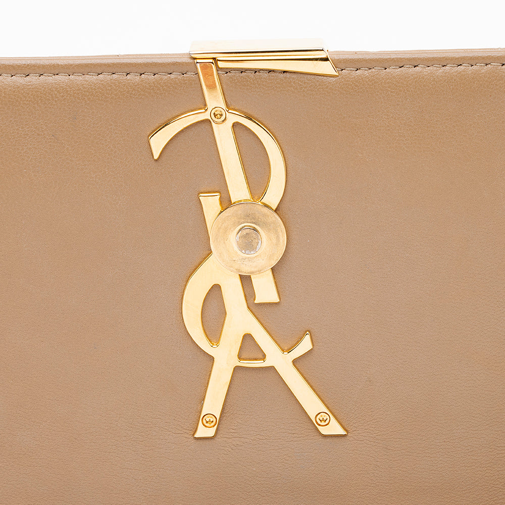 Saint Laurent Matelasse Calfskin Vicky Chain Wallet 19438