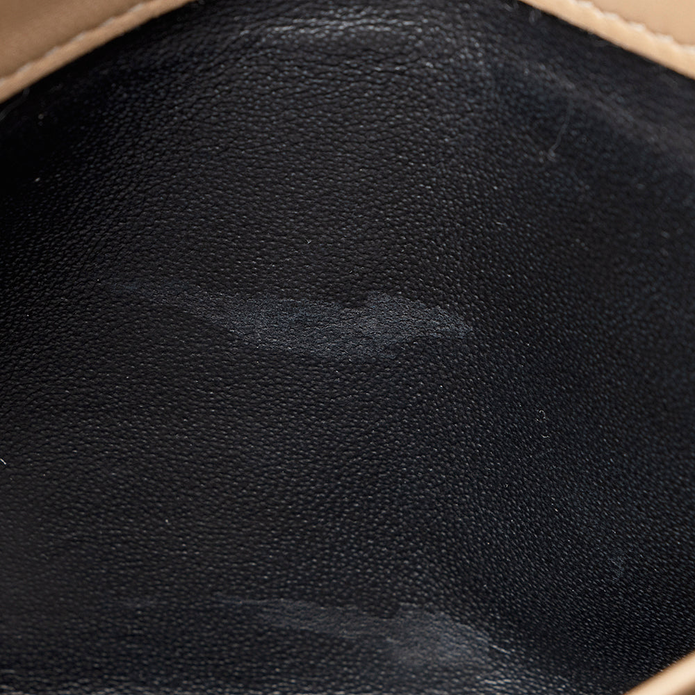 Saint Laurent Matelasse Calfskin Vicky Chain Wallet 19438