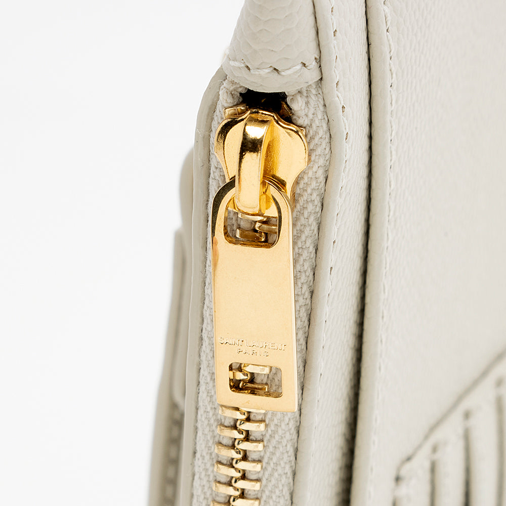 Saint Laurent Matelasse Grain de Poudre Large Bill Pouch 20953