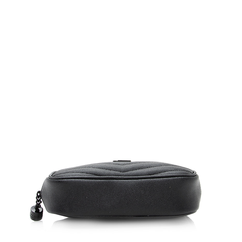 Saint Laurent Matelasse Grain de Poudre Lou Mini Camera Bag - FINAL SALE 21062