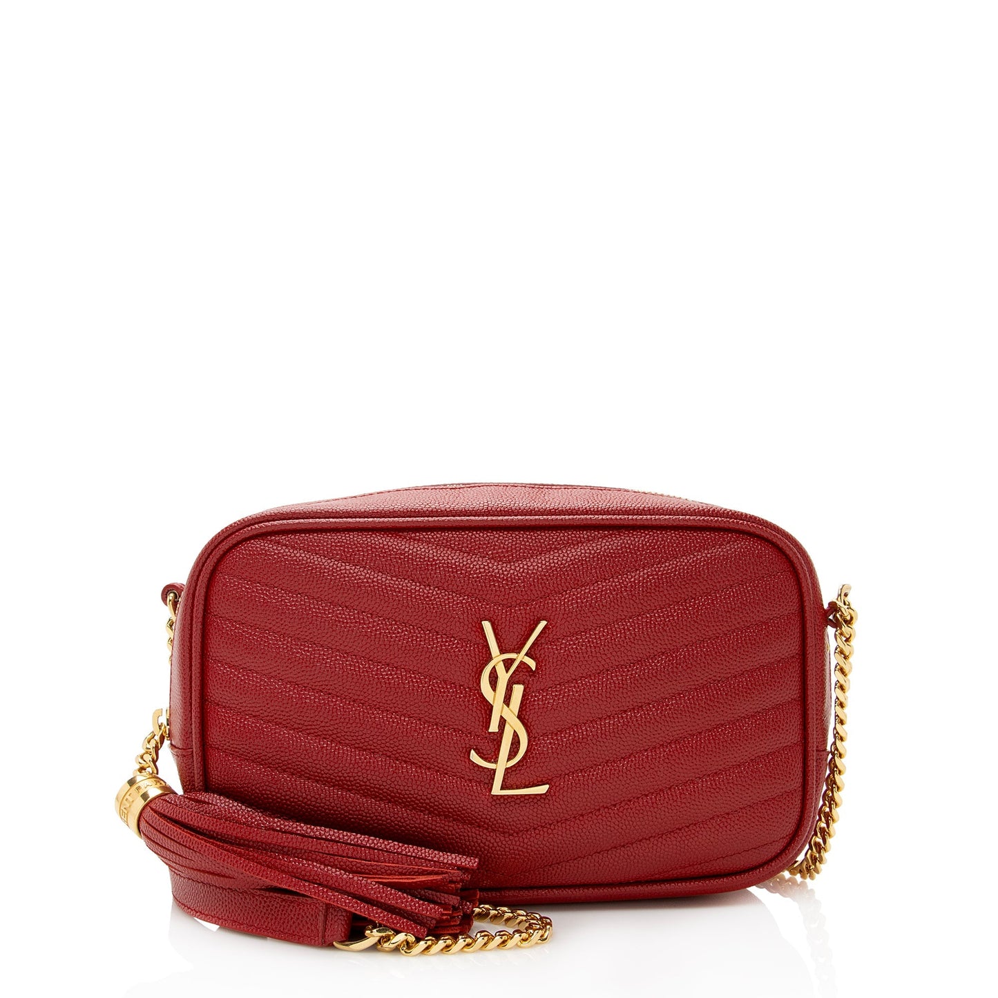 Saint Laurent Matelasse Grain de Poudre Lou Mini Camera Bag 22432