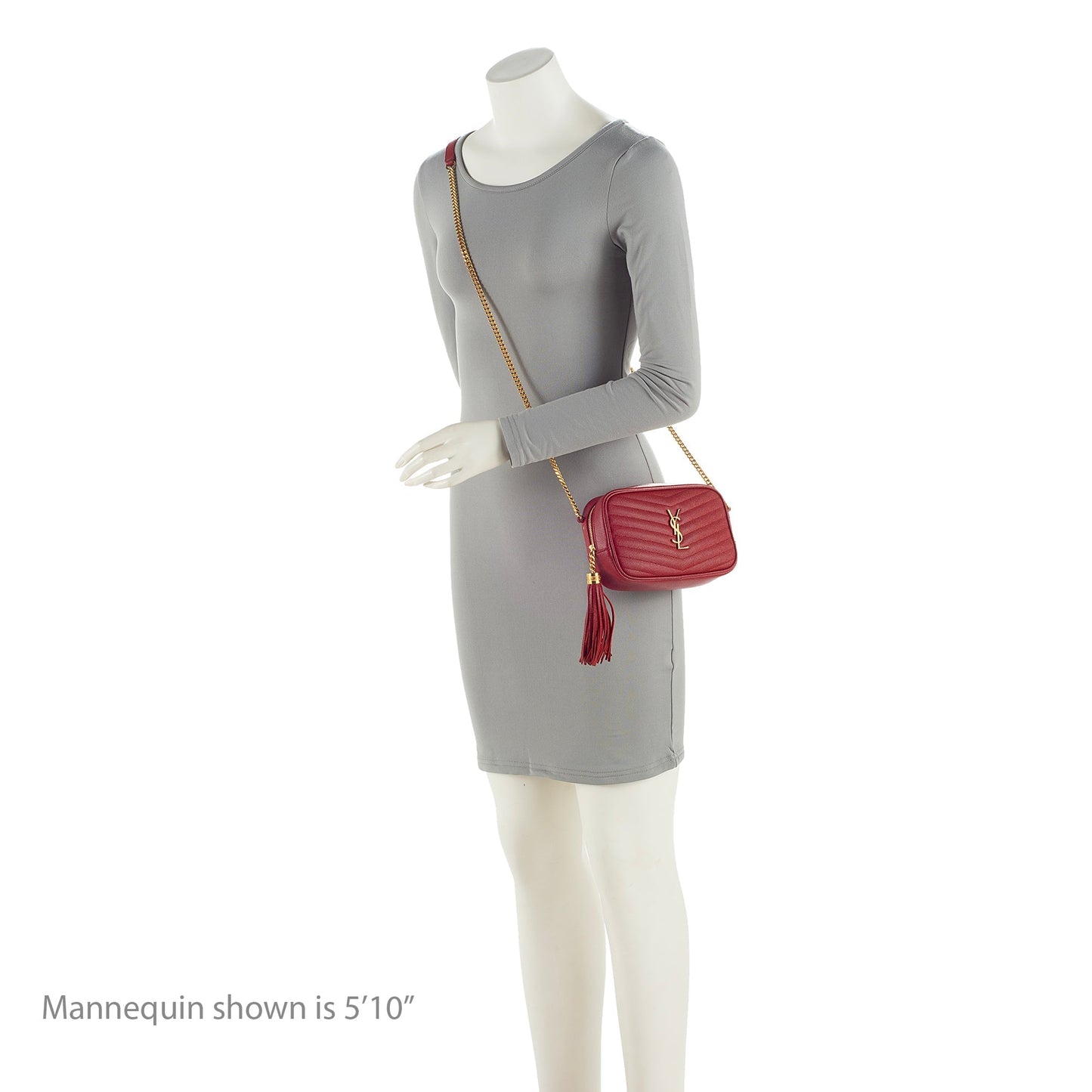 Saint Laurent Matelasse Grain de Poudre Lou Mini Camera Bag 22432