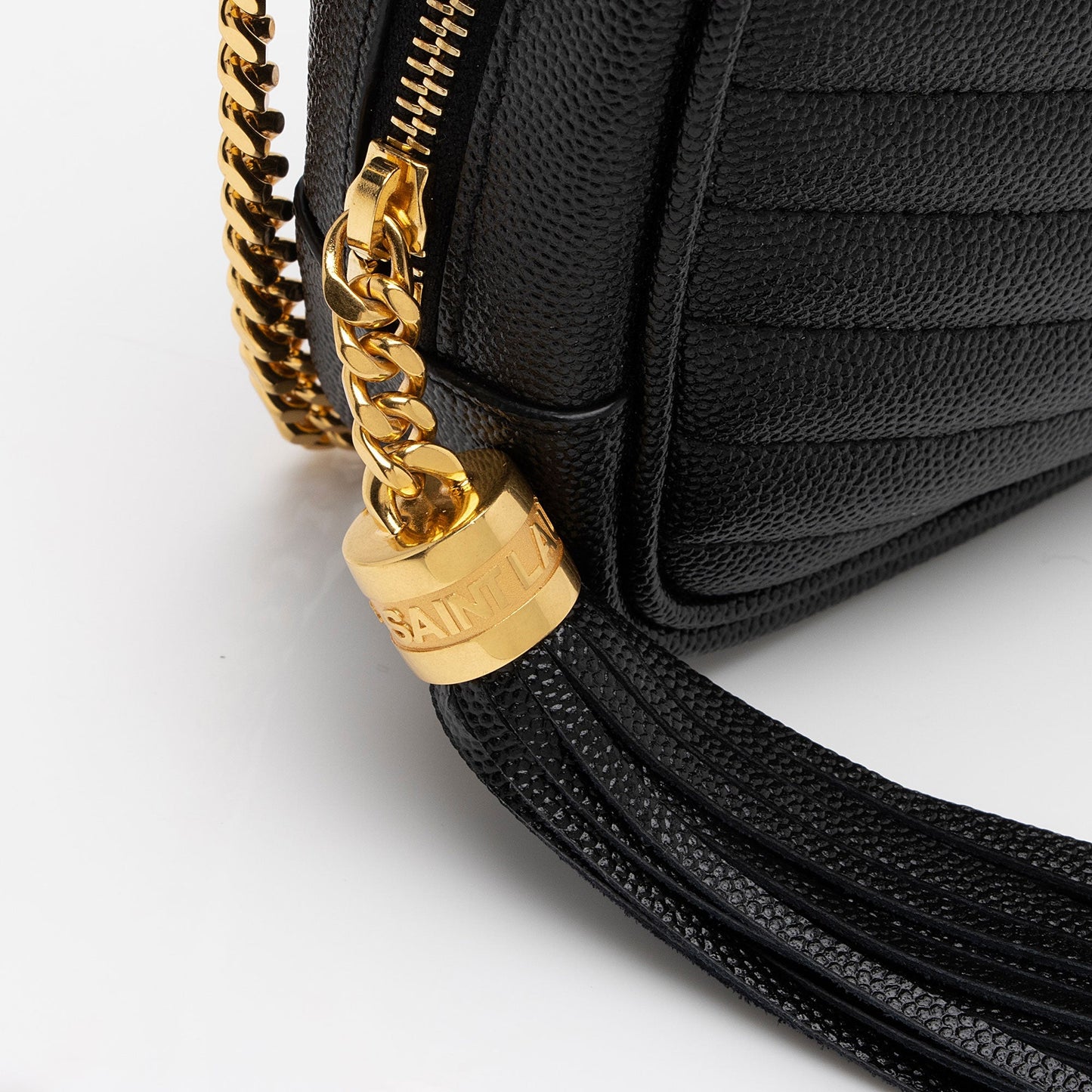 Saint Laurent Matelasse Grain de Poudre Monogram Lou Mini Camera Bag TAc6LT