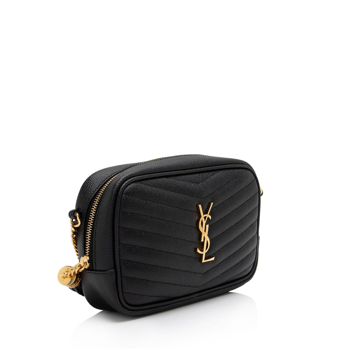 Saint Laurent Matelasse Grain de Poudre Monogram Lou Mini Camera Bag TAc6LT