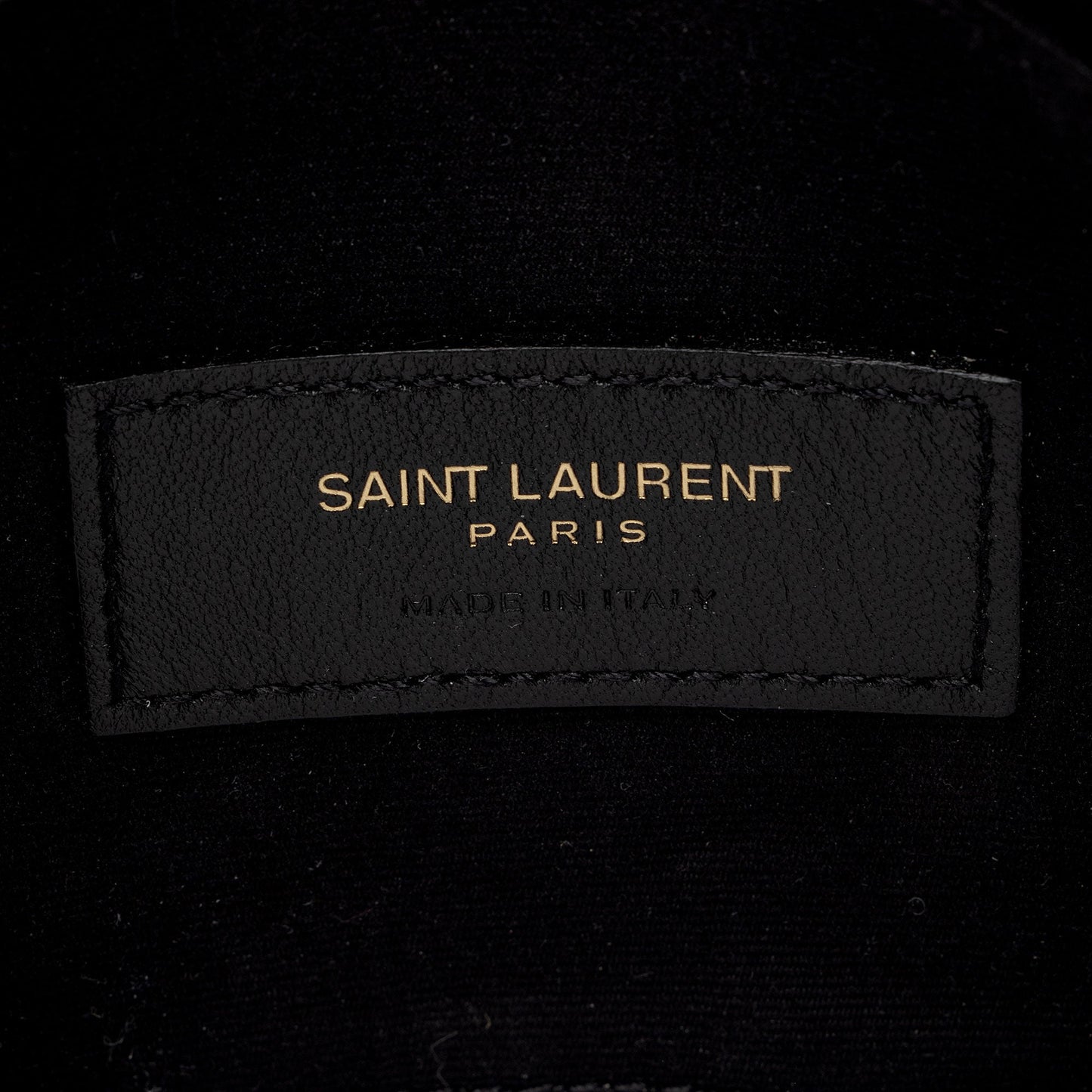 Saint Laurent Matelasse Grain de Poudre Monogram Bill Pouch ikSGxC