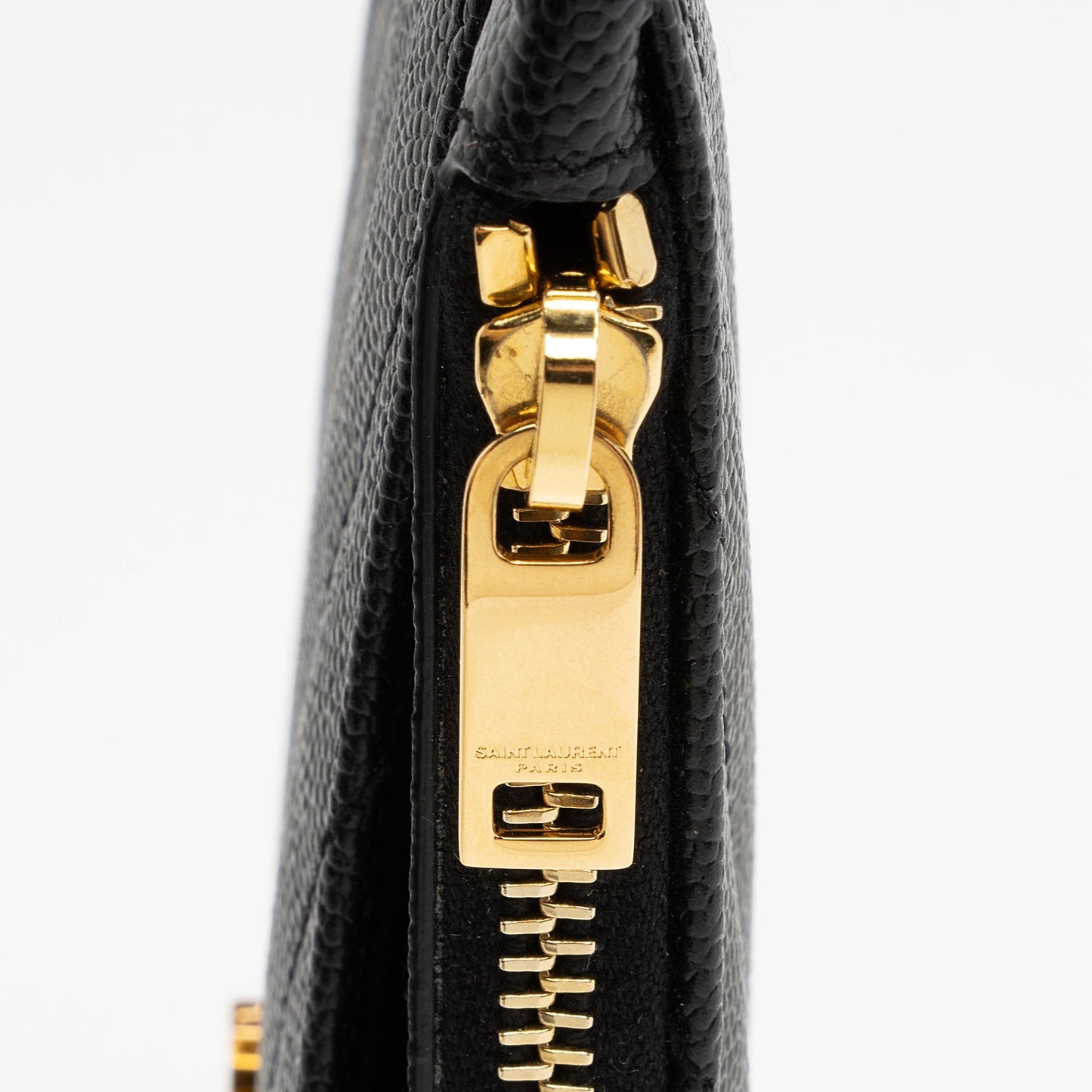 Saint Laurent Matelasse Grain de Poudre Monogram Bill Pouch mP6iOM
