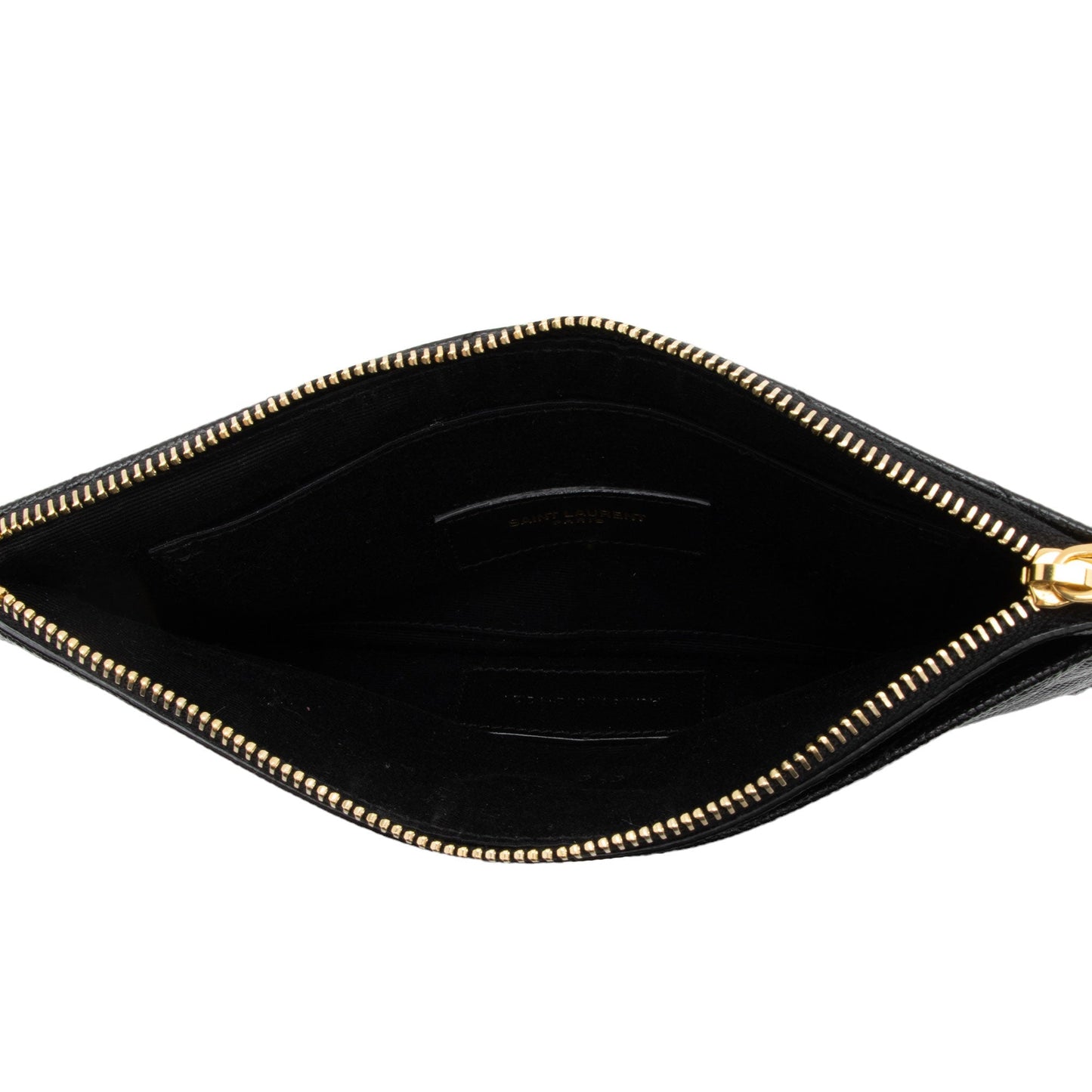 Saint Laurent Matelasse Grain de Poudre Monogram Bill Pouch mP6iOM