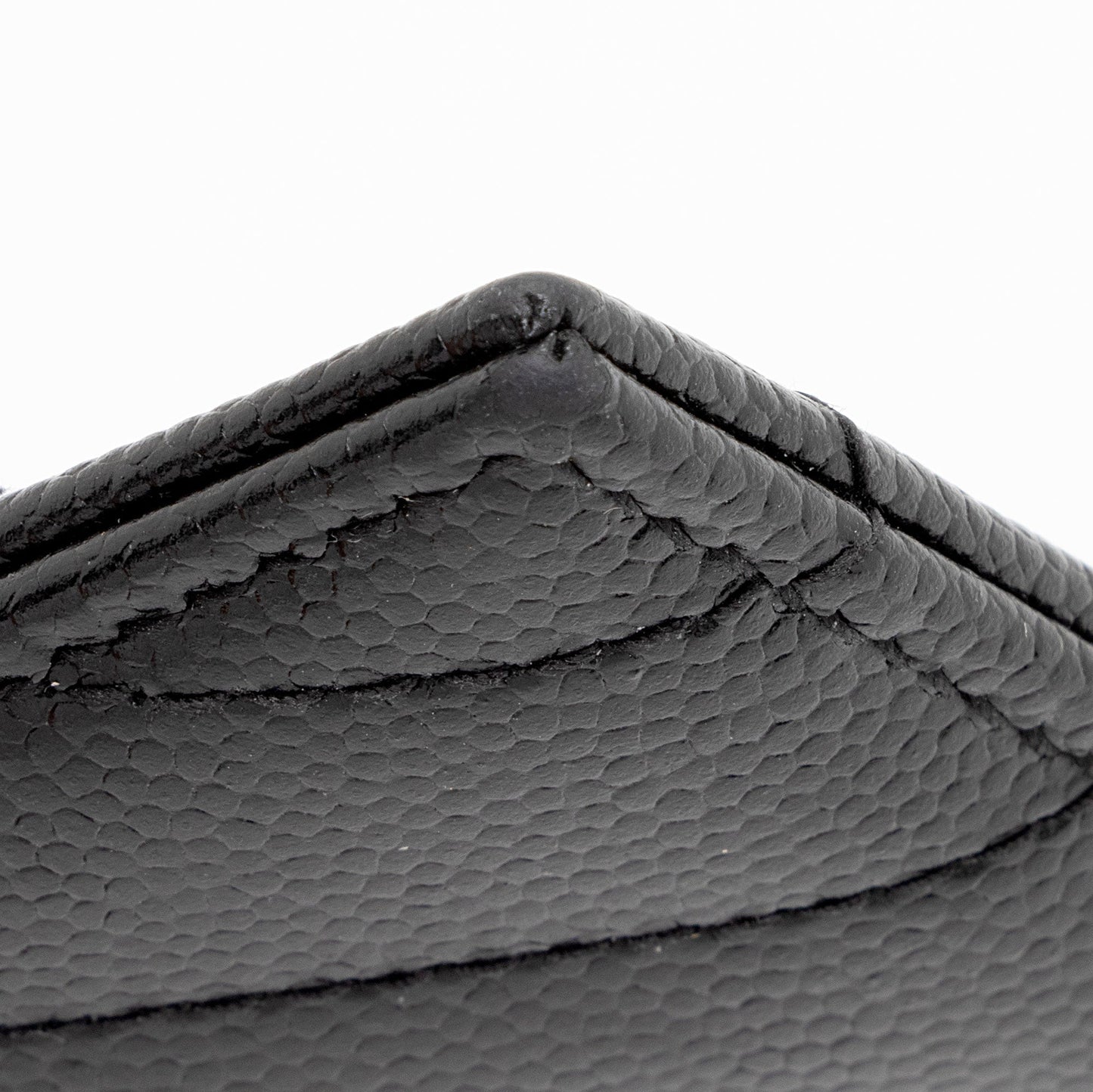 Saint Laurent Matelasse Grain de Poudre Monogram Card Case 6ioPjj