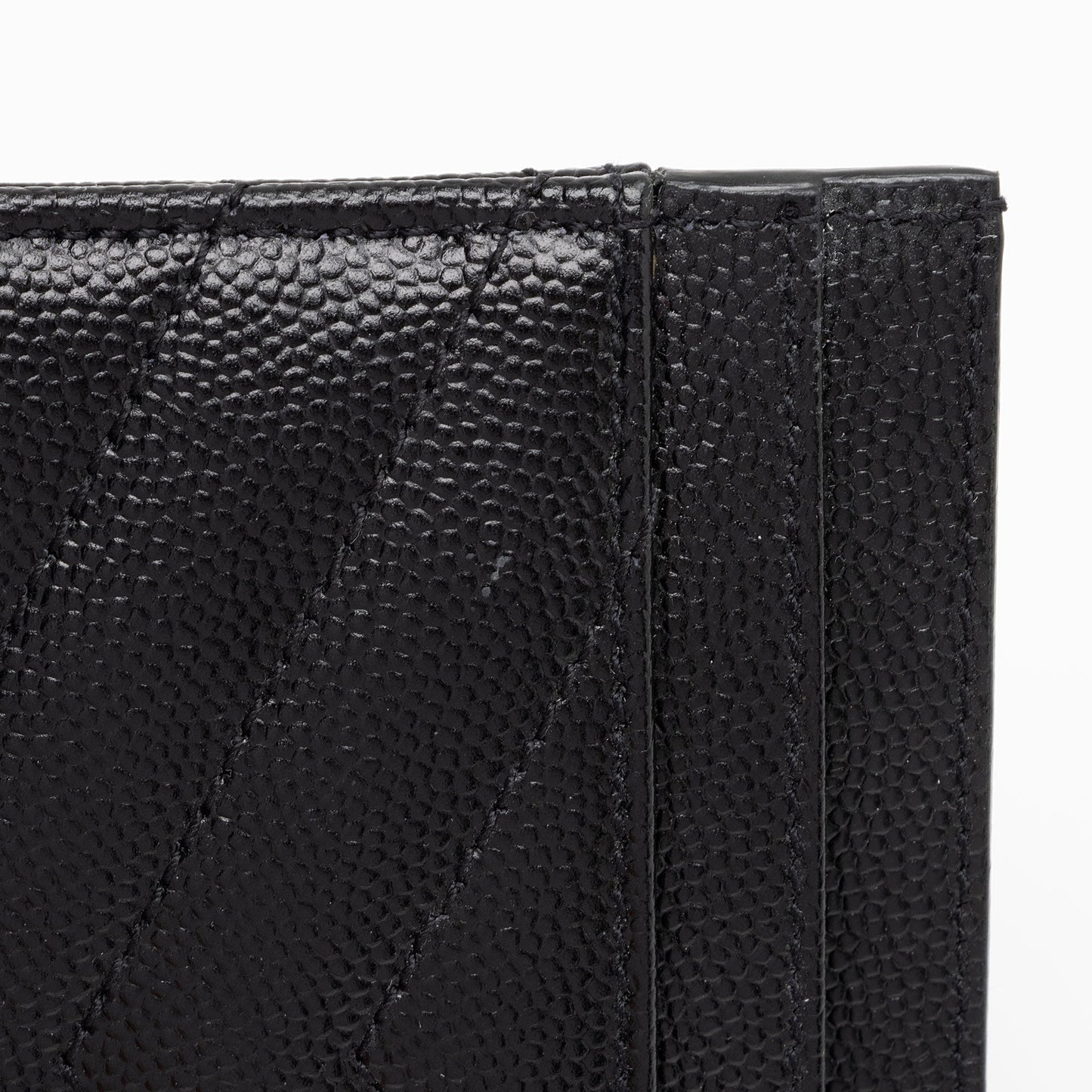 Saint Laurent Matelasse Grain de Poudre Monogram Card Case FUtuBp