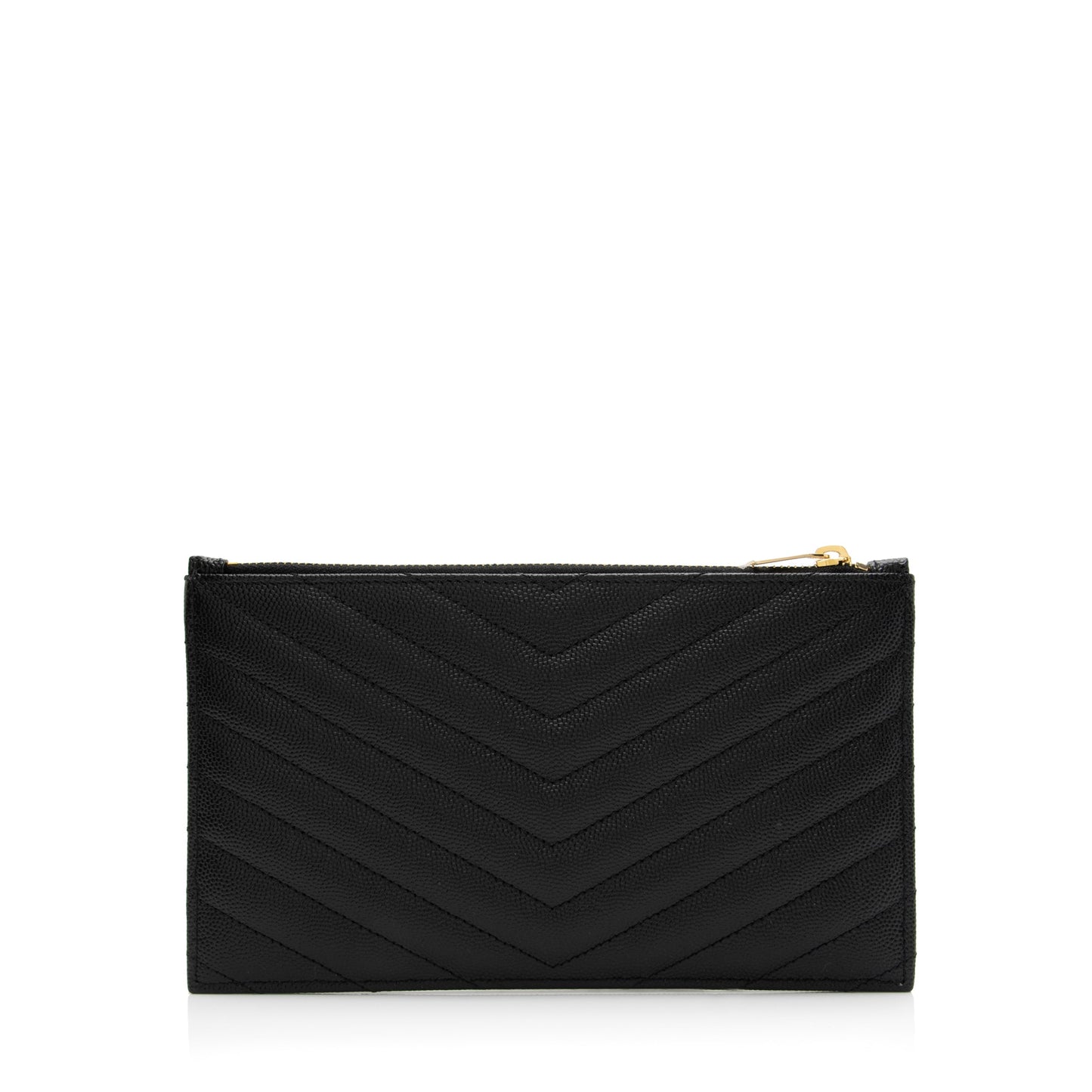 Saint Laurent Matelasse Grain de Poudre Monogram Cassandre Bill Pouch 23931