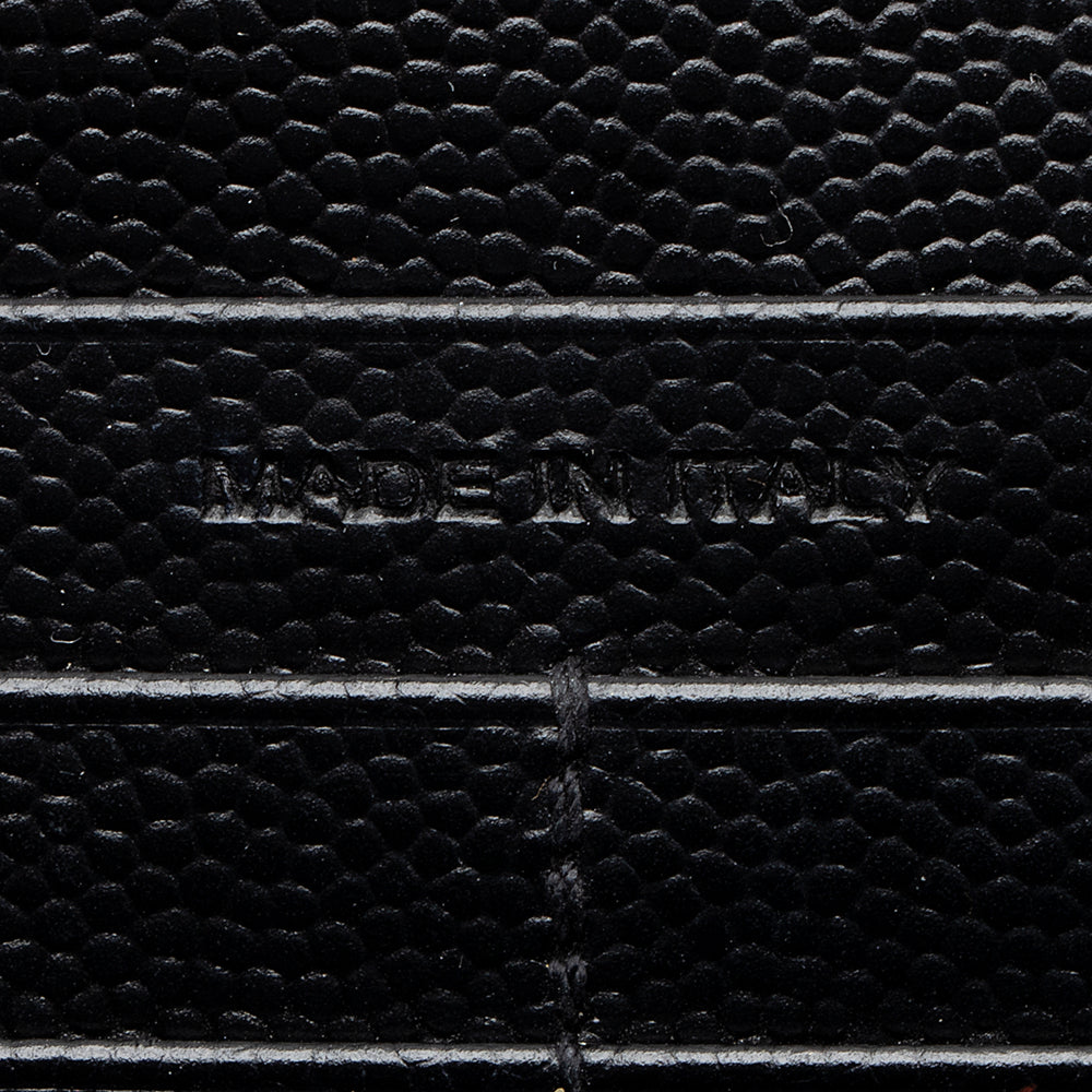 Saint Laurent Matelasse Grain de Poudre Monogram Chain Wallet 18470