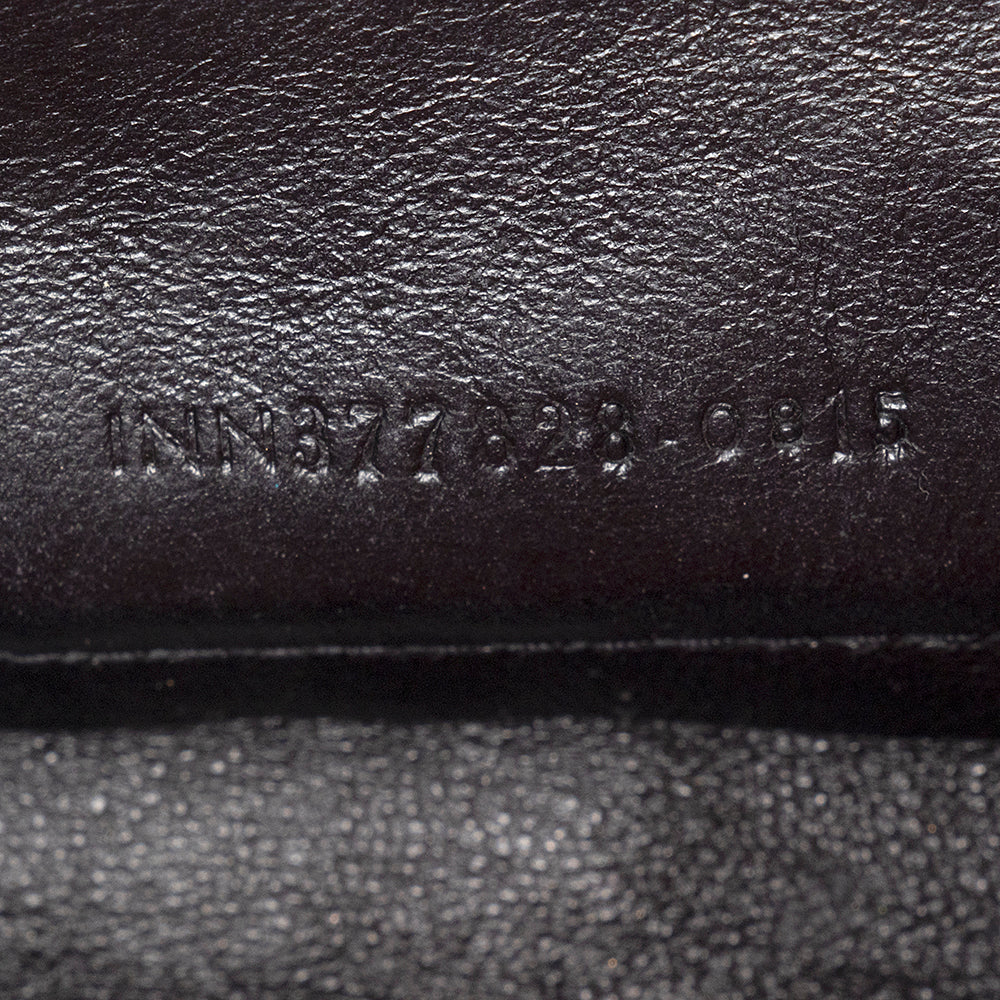 Saint Laurent Matelasse Grain de Poudre Monogram Chain Wallet 19387