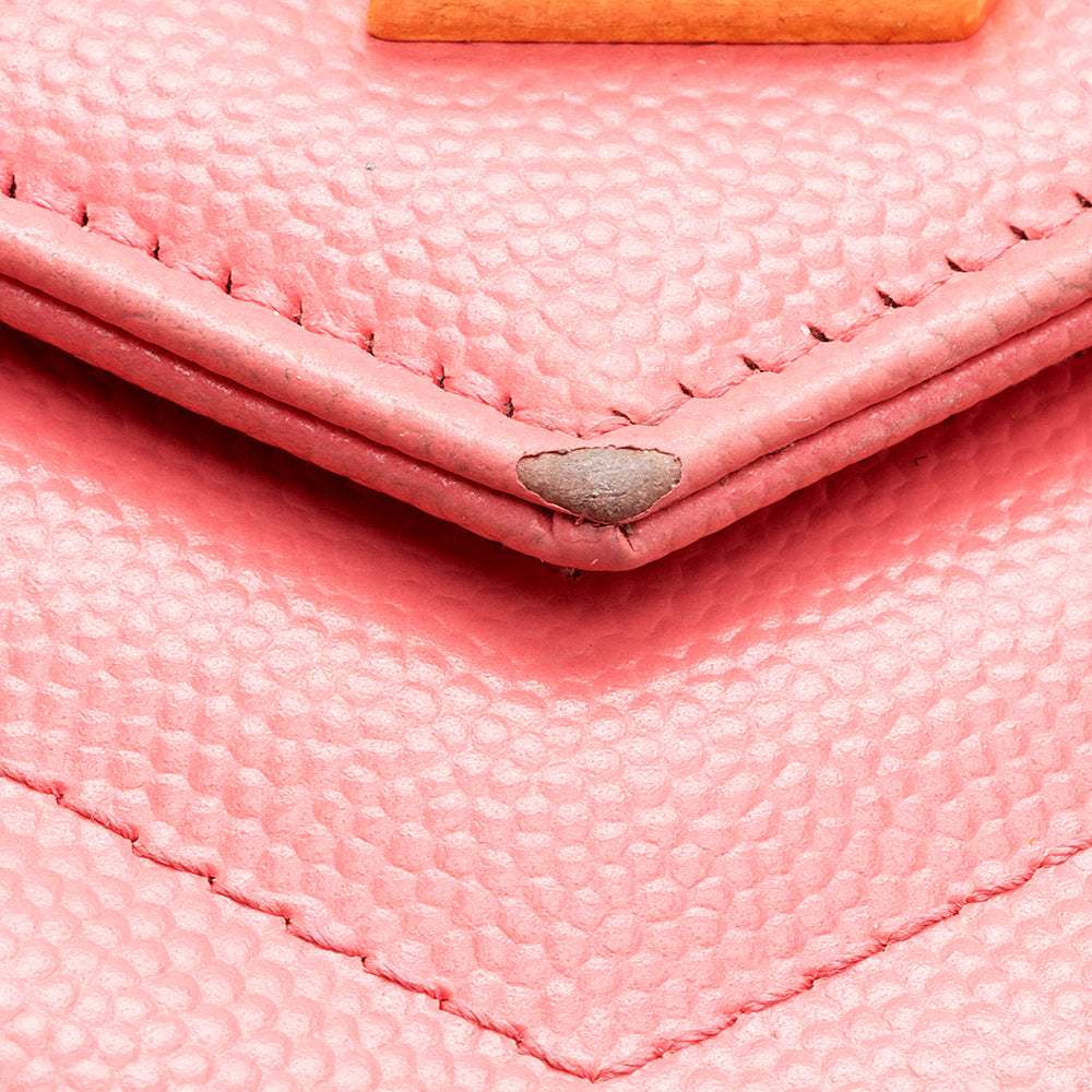 Saint Laurent Matelasse Grain de Poudre Monogram Chain Wallet 19387