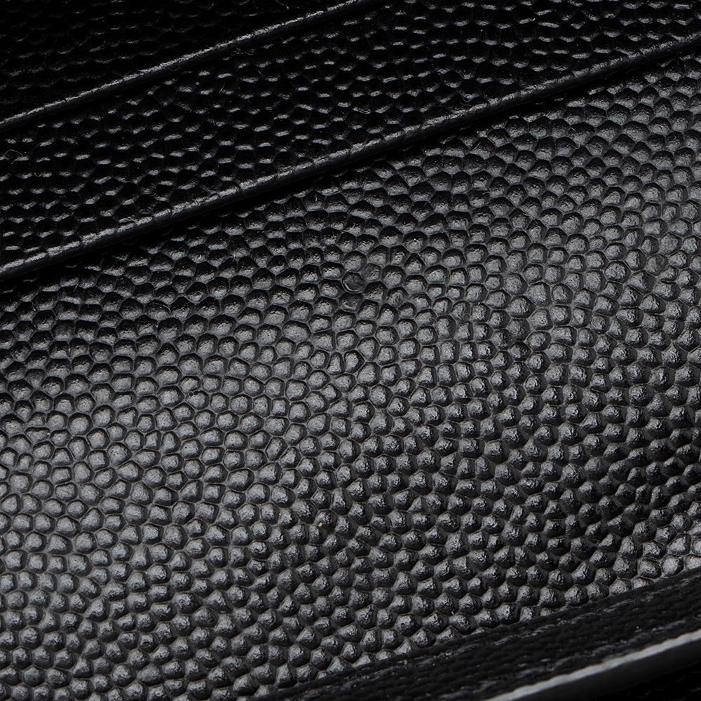 Saint Laurent Matelasse Grain de Poudre Monogram Chain Wallet 19680