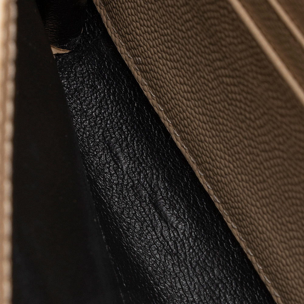 Saint Laurent Matelasse Grain de Poudre Monogram Chain Wallet 21552