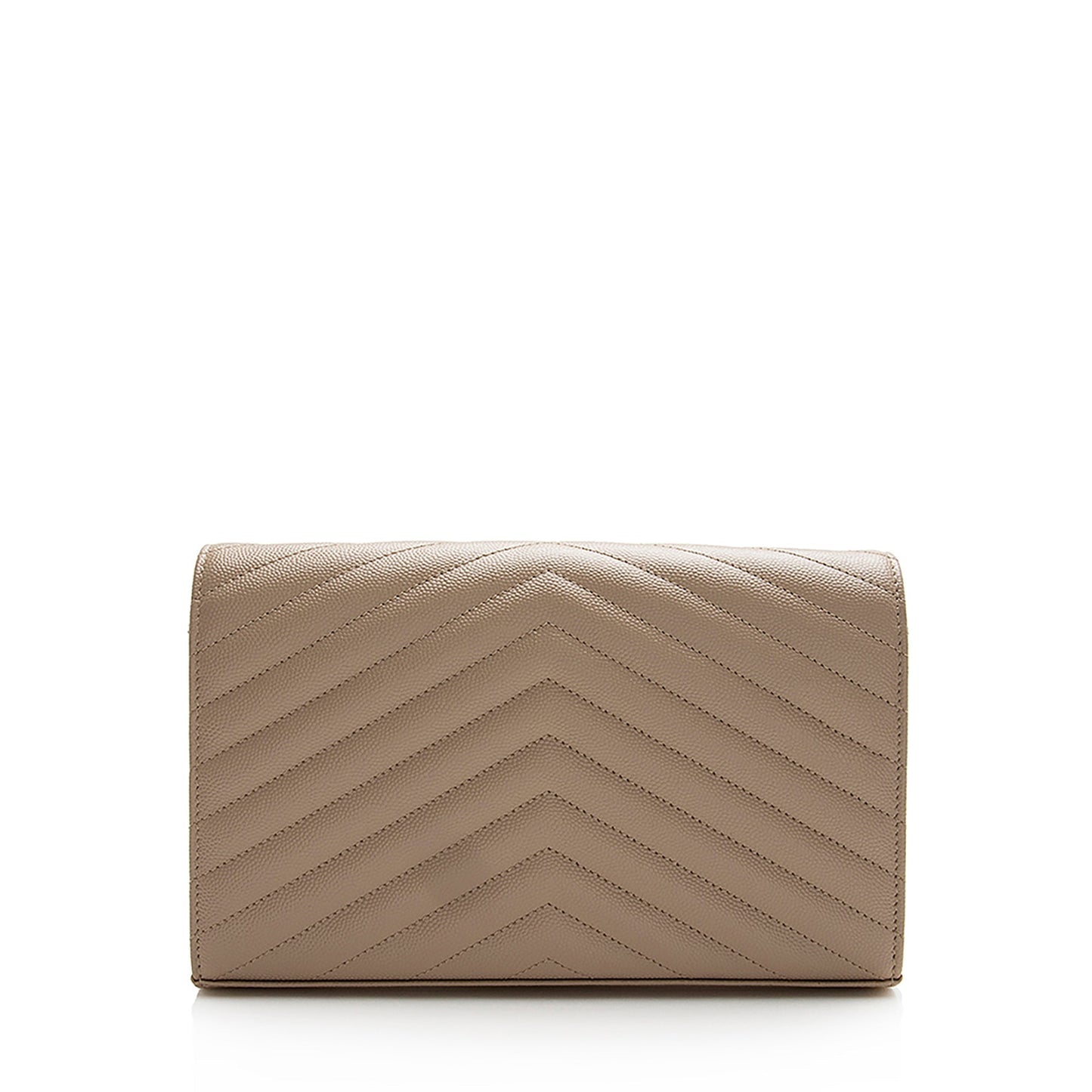 Saint Laurent Matelasse Grain de Poudre Monogram Chain Wallet 22227