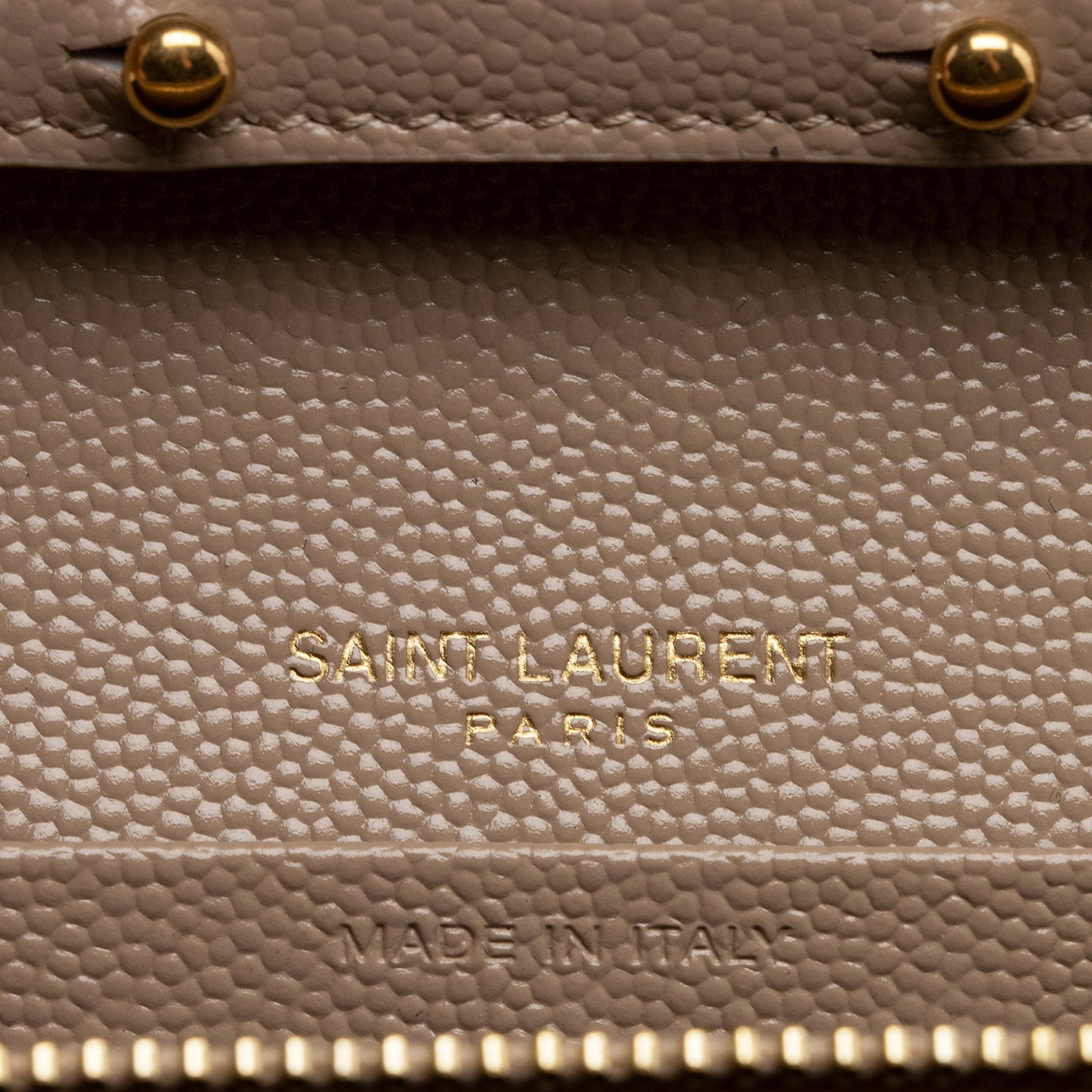 Saint Laurent Matelasse Grain de Poudre Monogram Chain Wallet 22227