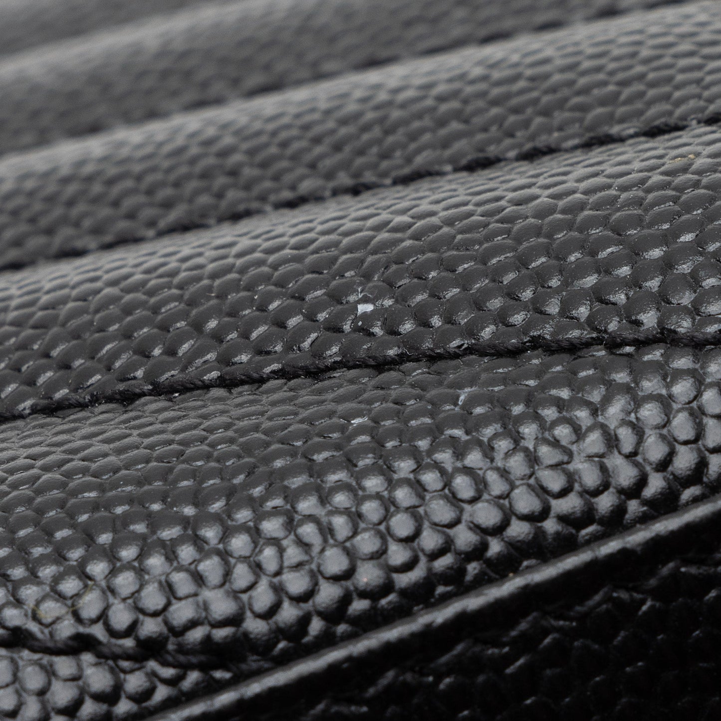 Saint Laurent Matelasse Grain de Poudre Monogram Chain Wallet 22718