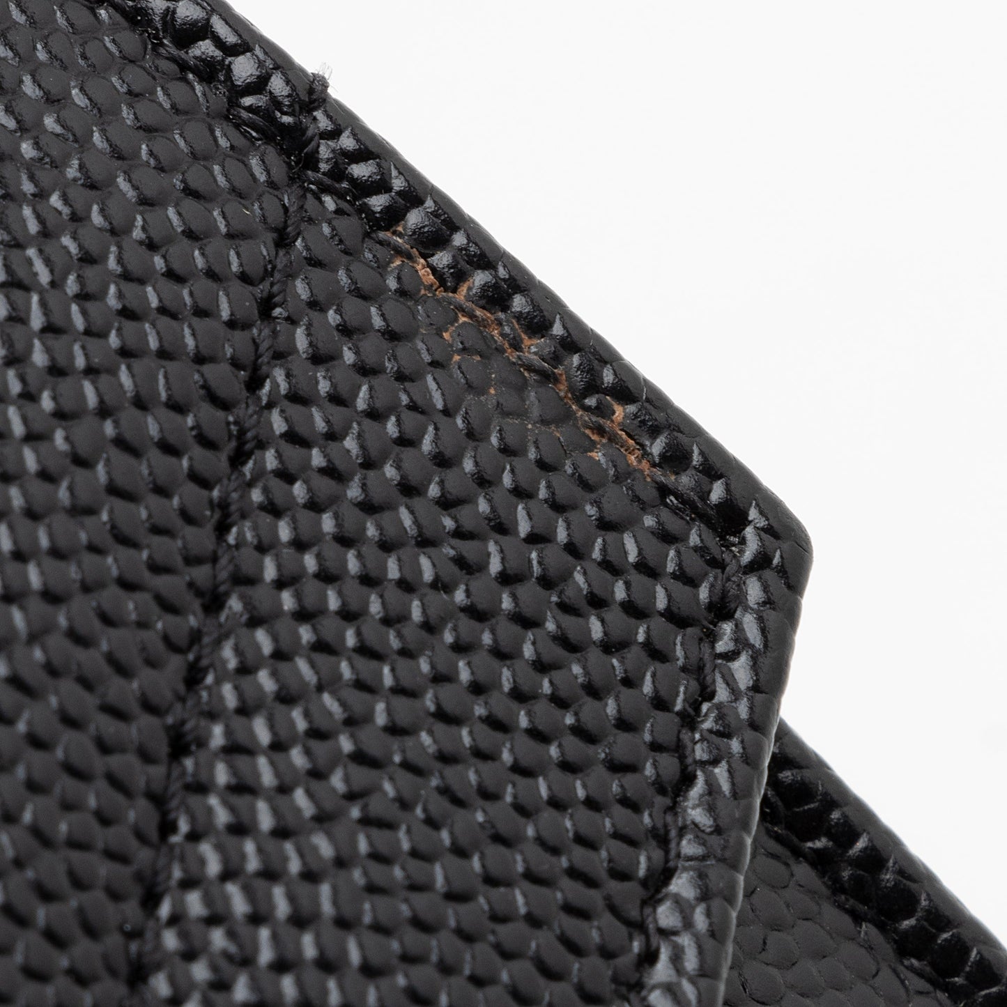 Saint Laurent Matelasse Grain de Poudre Monogram Chain Wallet 22718