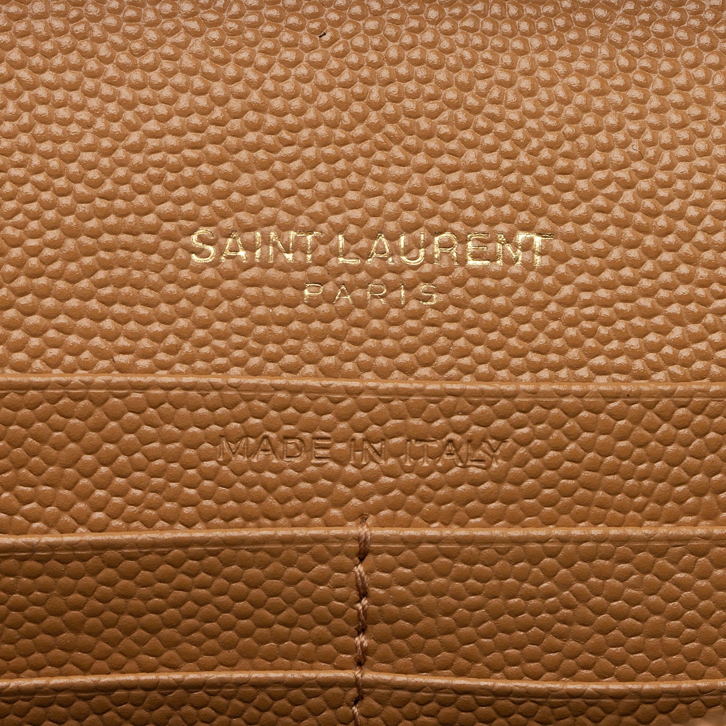 Saint Laurent Matelasse Grain de Poudre Monogram Chain Wallet QuiirS