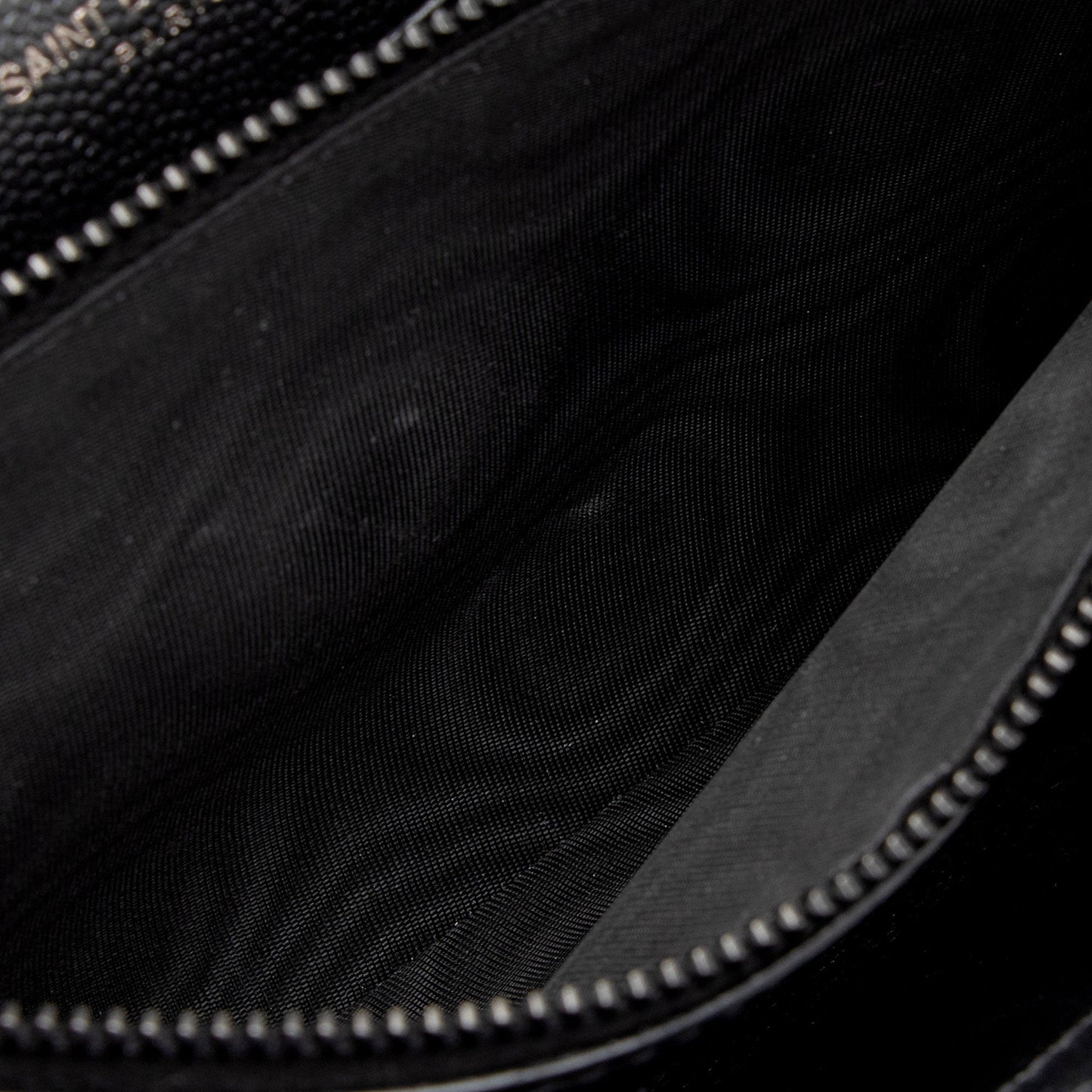 Saint Laurent Matelasse Grain de Poudre Monogram Chain Wallet FNayQN