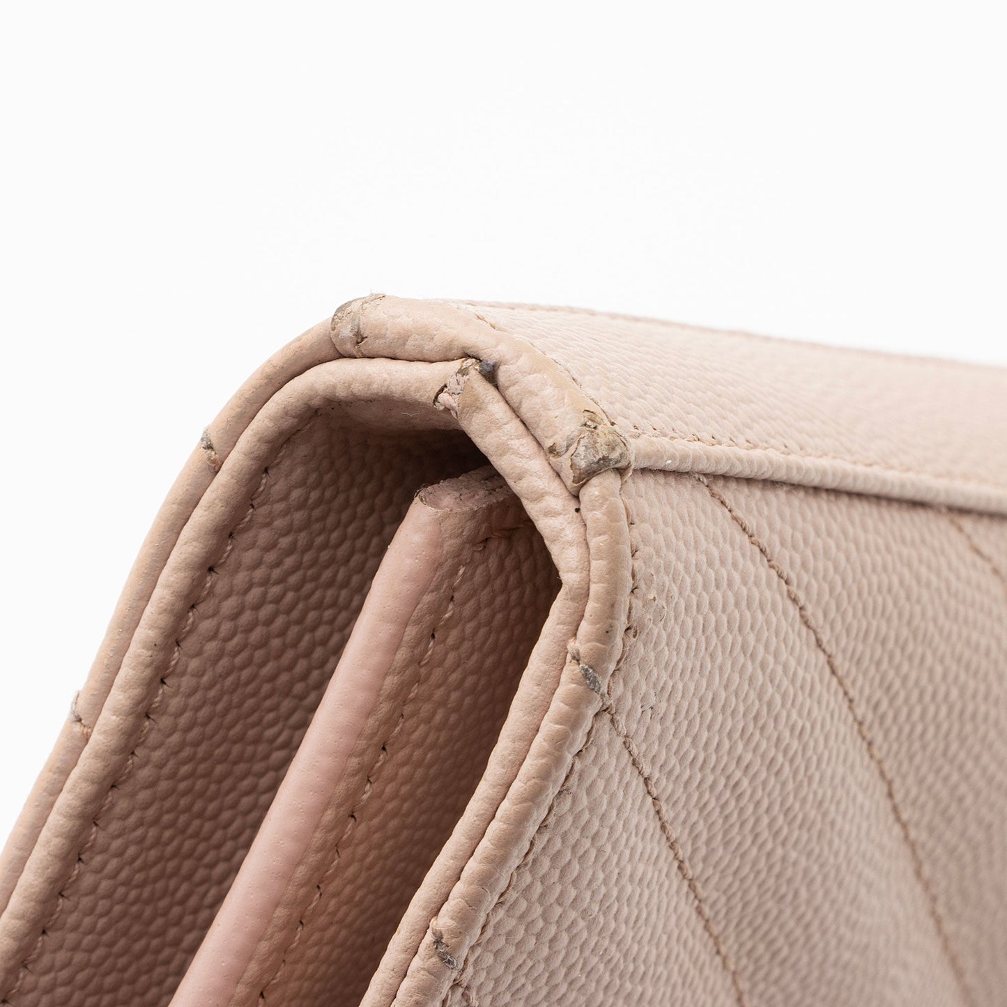 Saint Laurent Matelasse Grain de Poudre Monogram Chain Wallet hbOqZ2